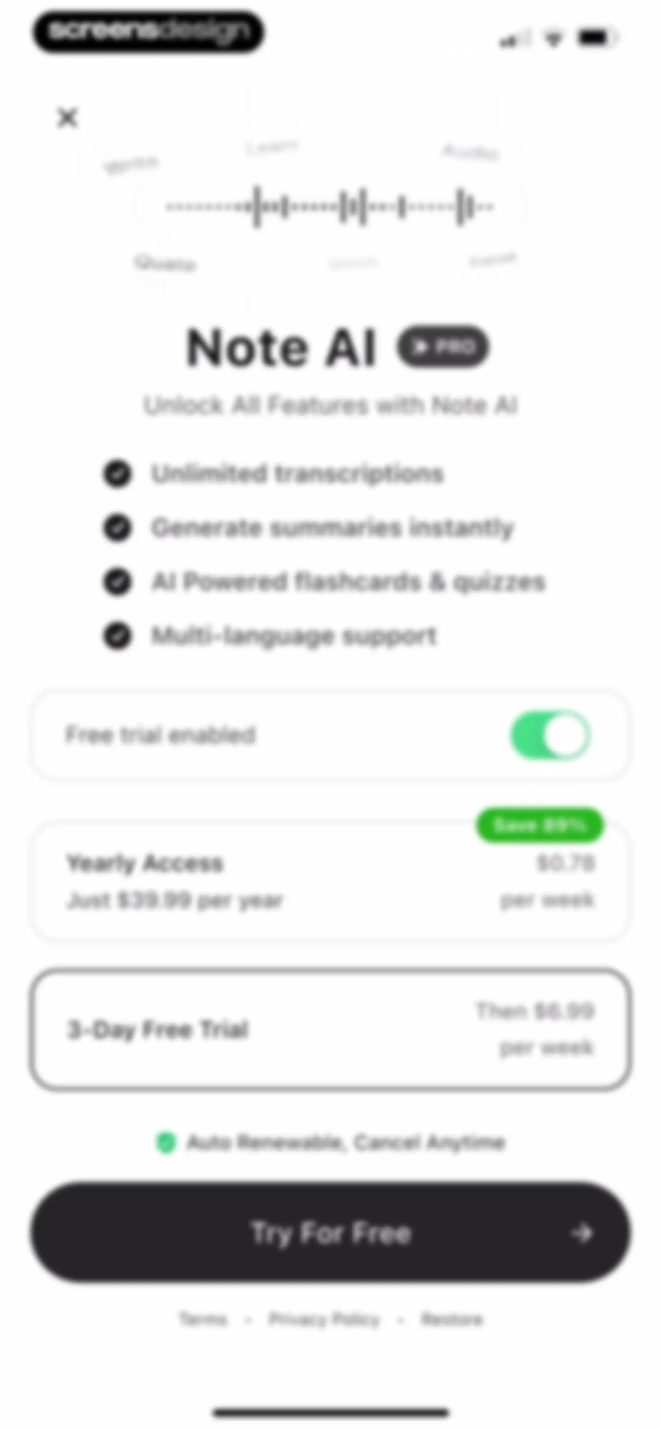 Note AI: Smart Note Taker screen 9