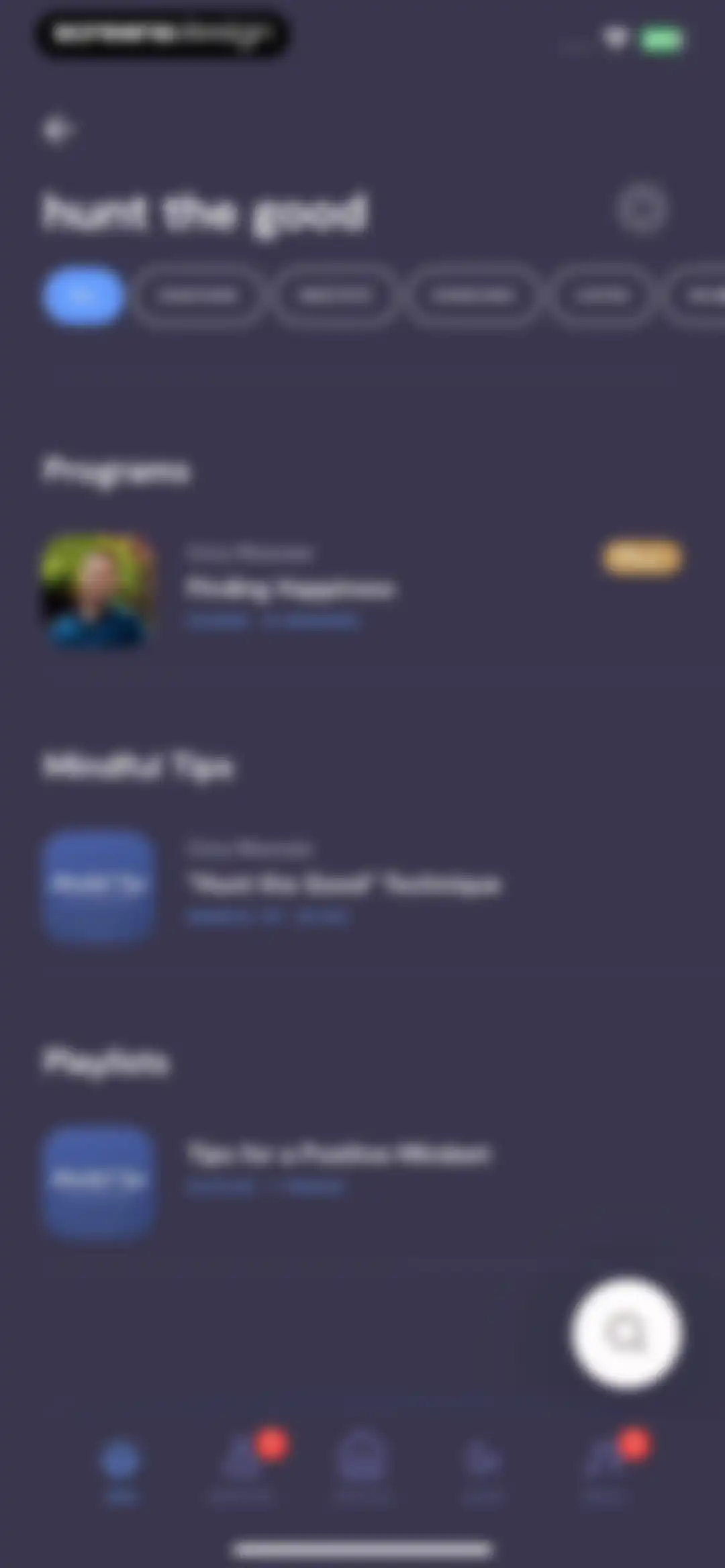Mindfulness.com Meditation App screen 54