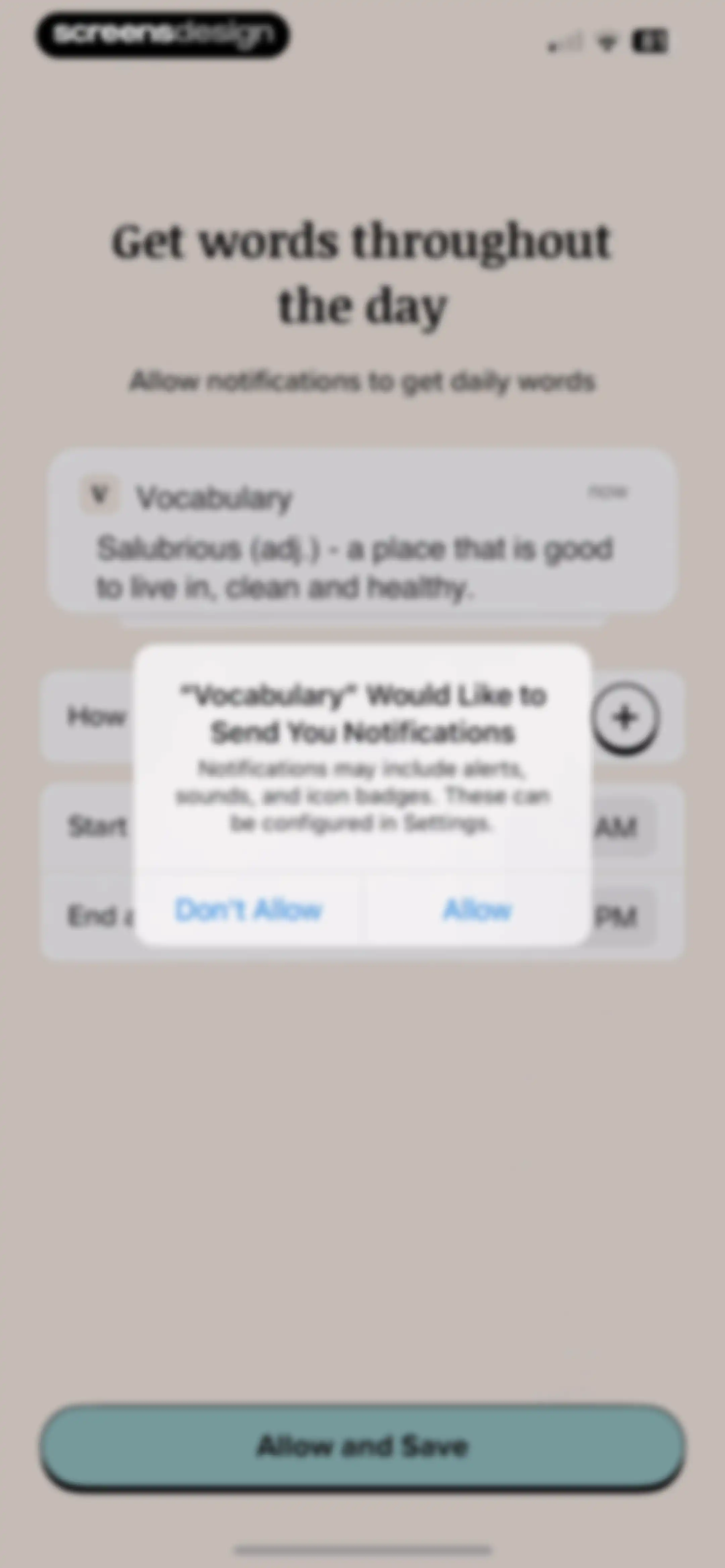 Vocabulary - Learn words daily screen 13