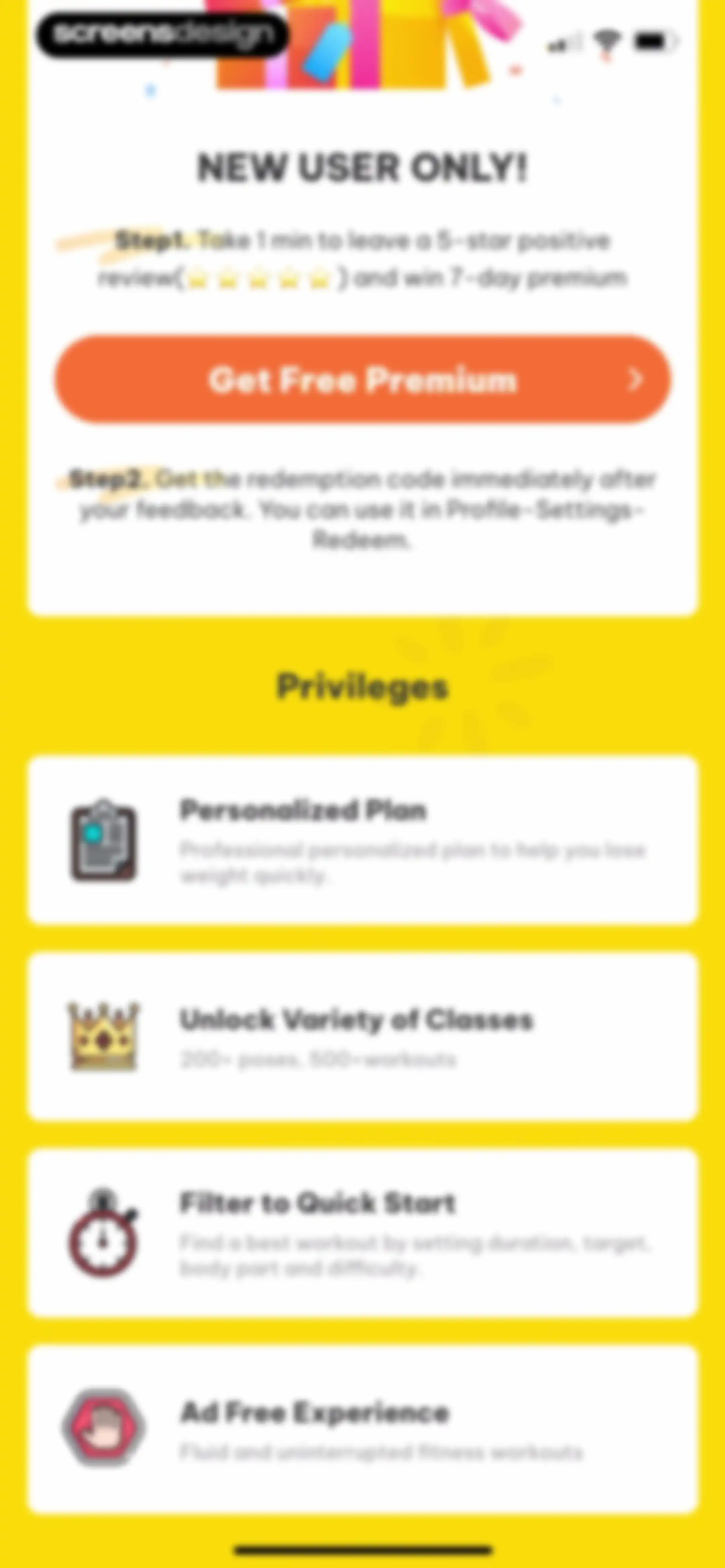 Muscle Monster Workout Planner screen 44