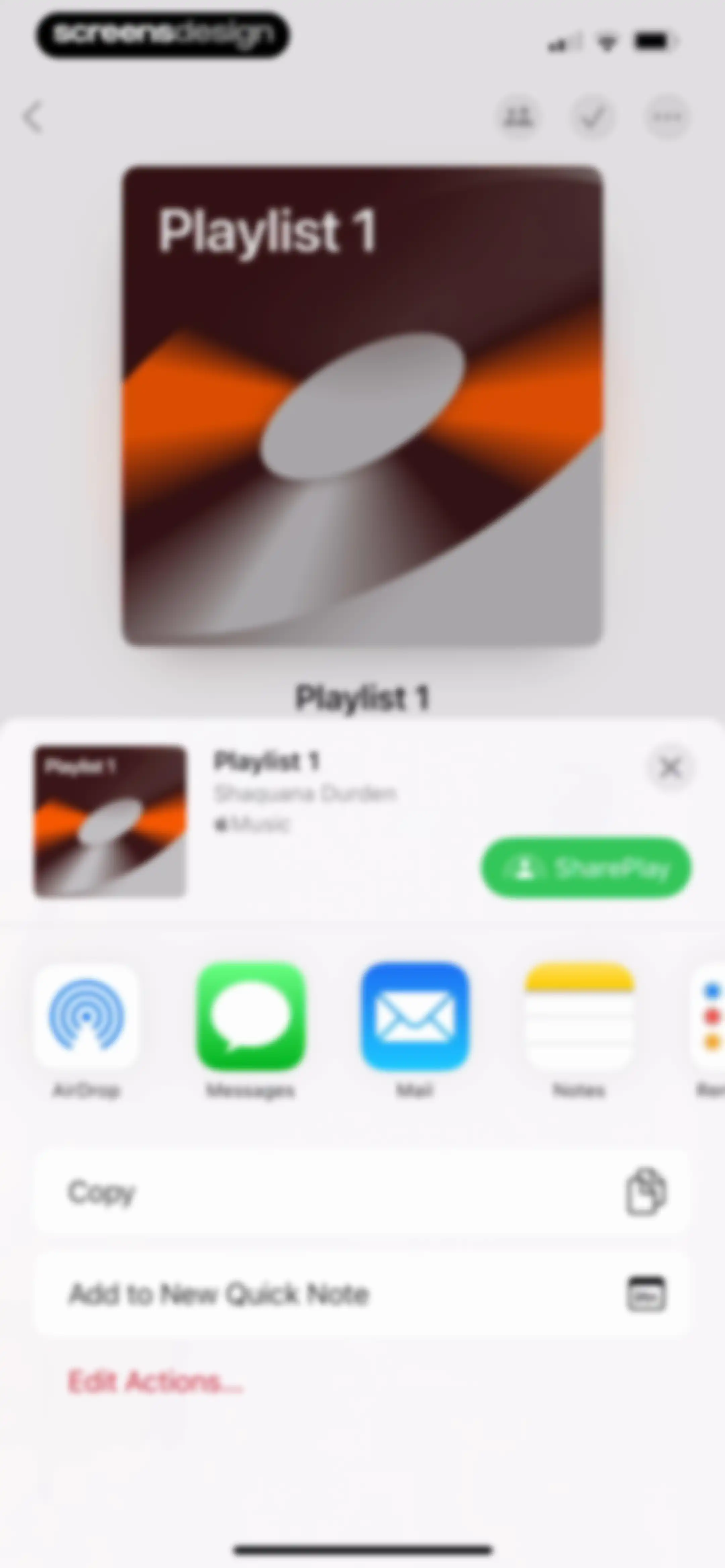 Apple Music screen 112