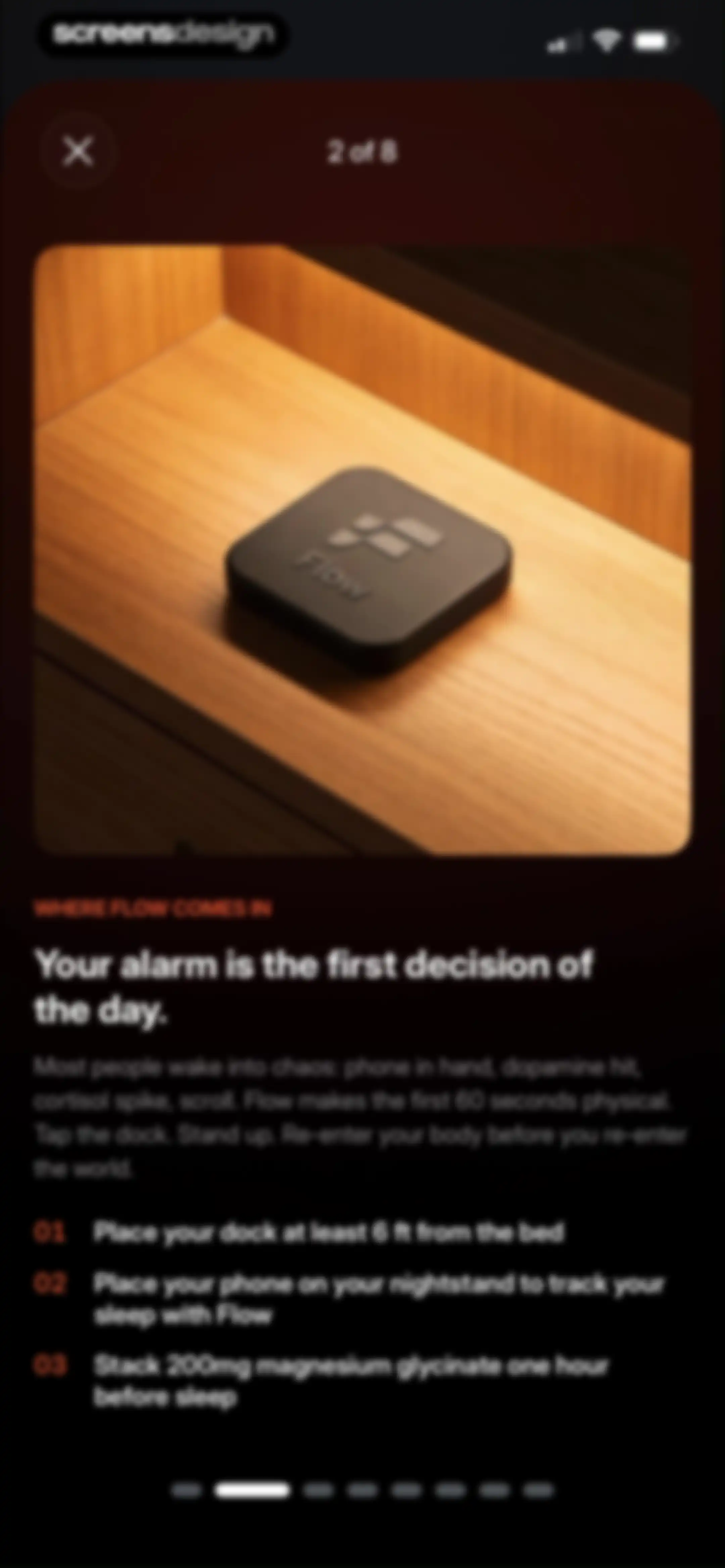 Flow - Wake Up screen 106
