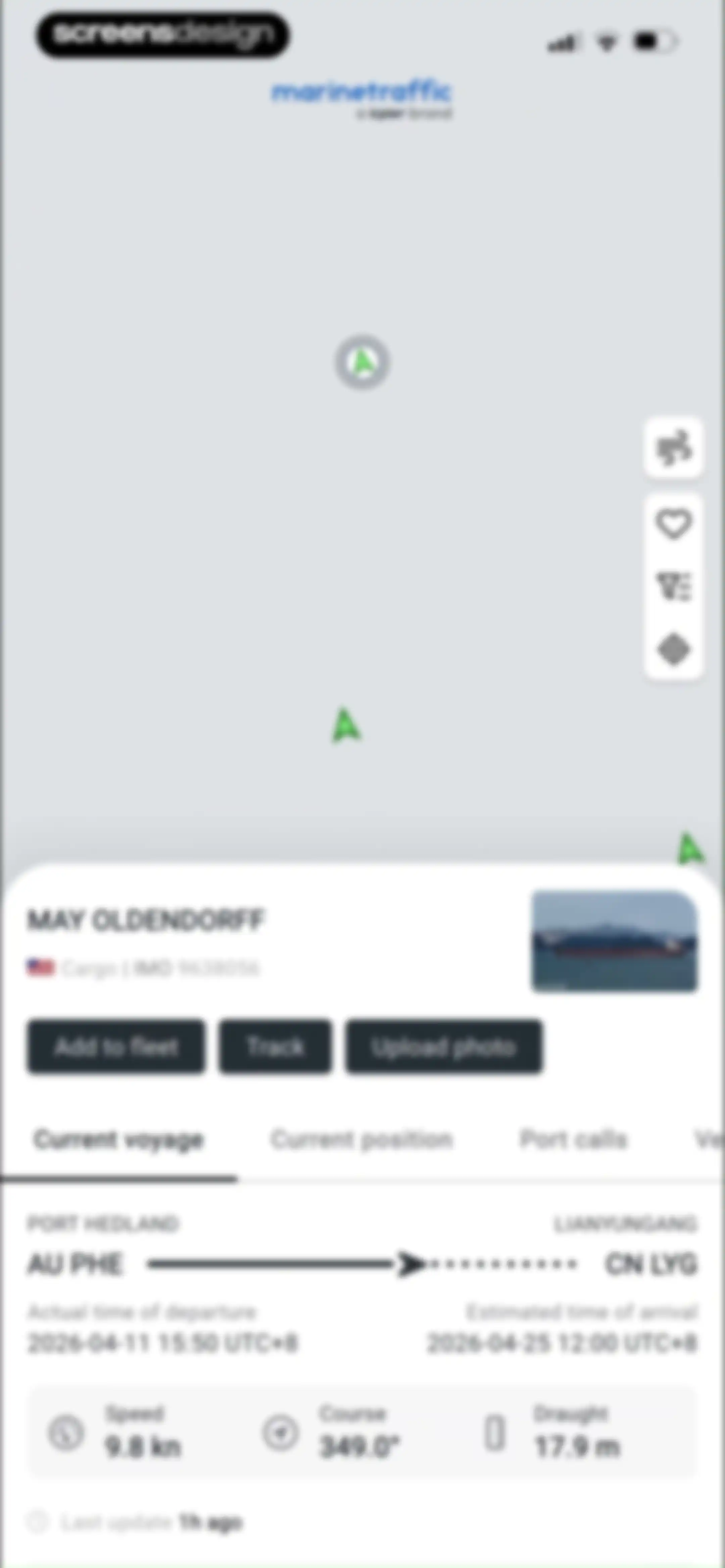 MarineTraffic - Ship Tracking screen 18
