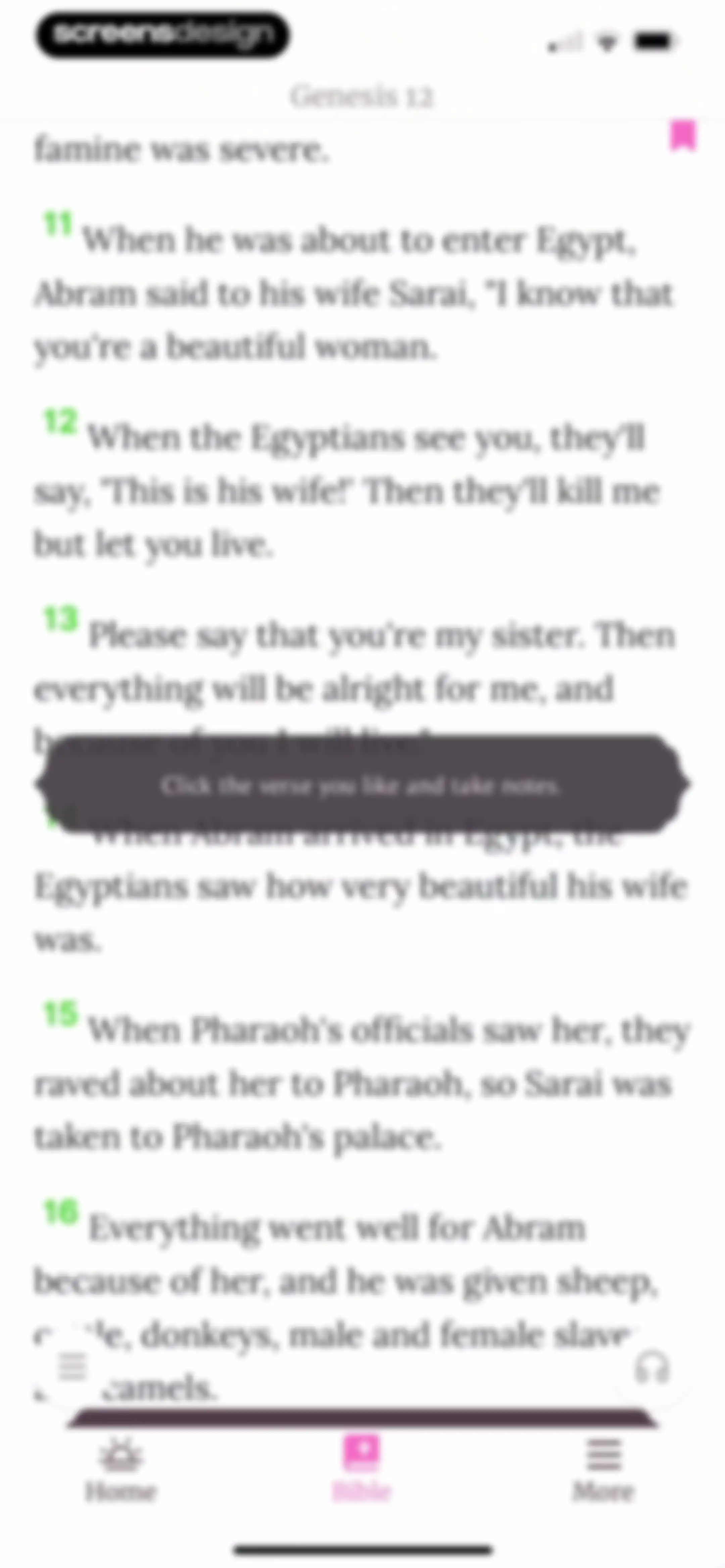 Bible For Women. screen 68