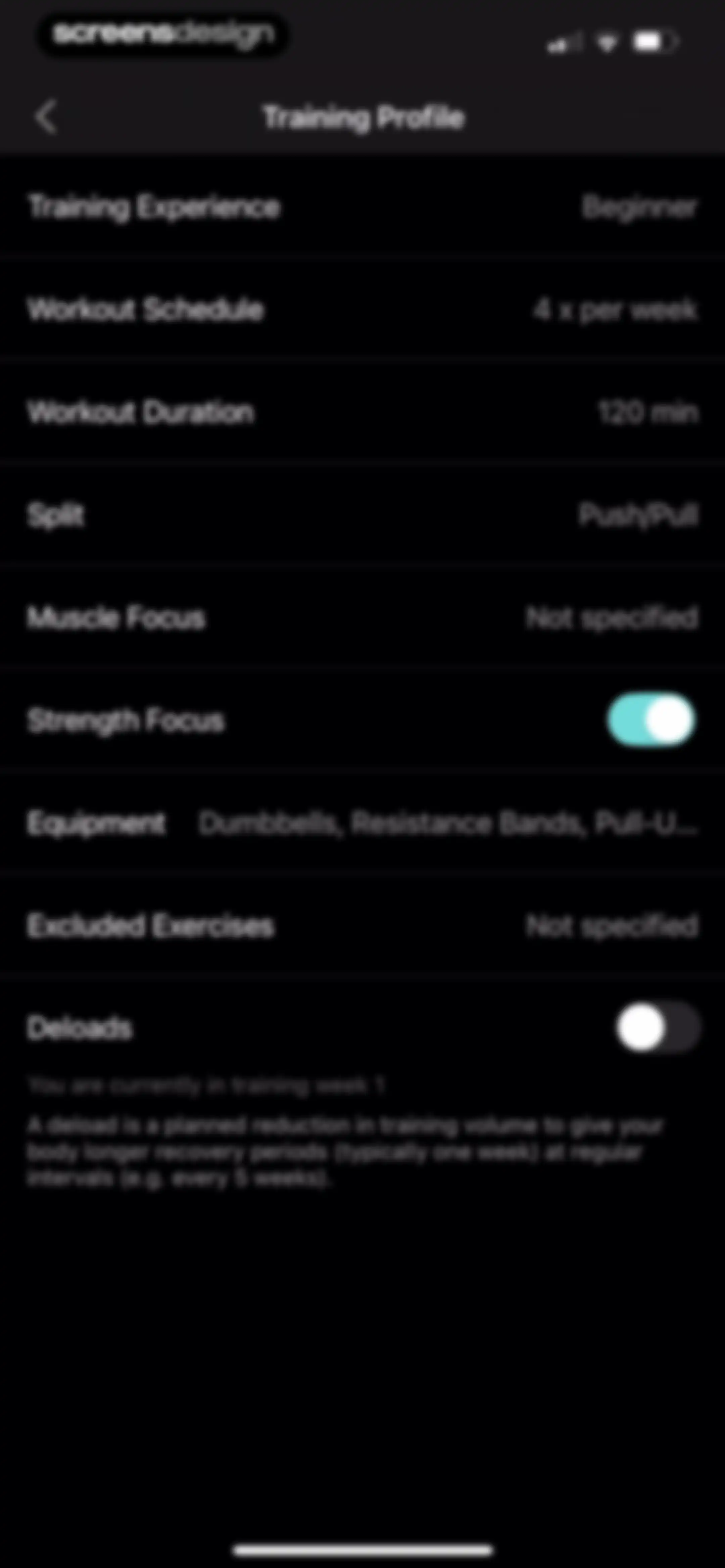 MyFitCoach - Workout Planner screen 110