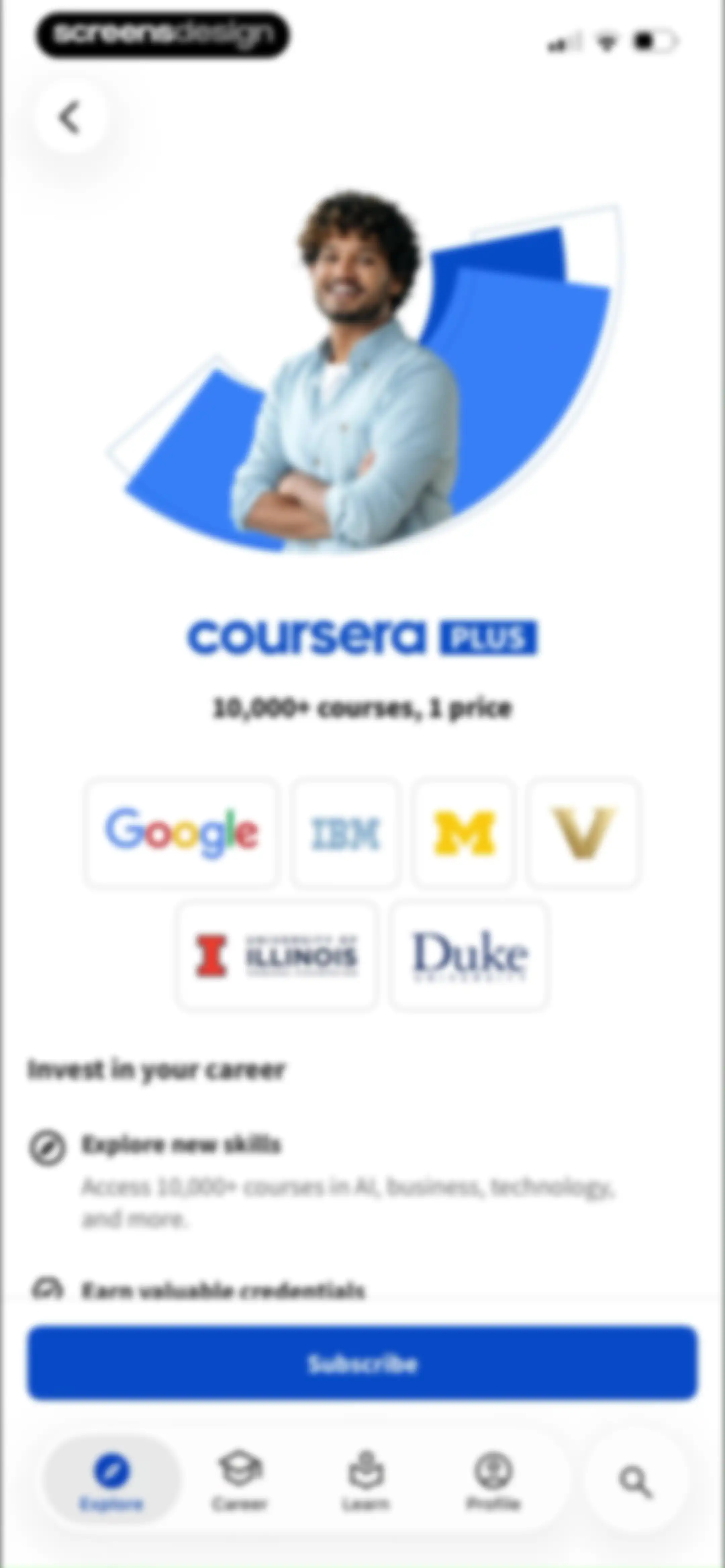 Coursera: Grow your career screen 58