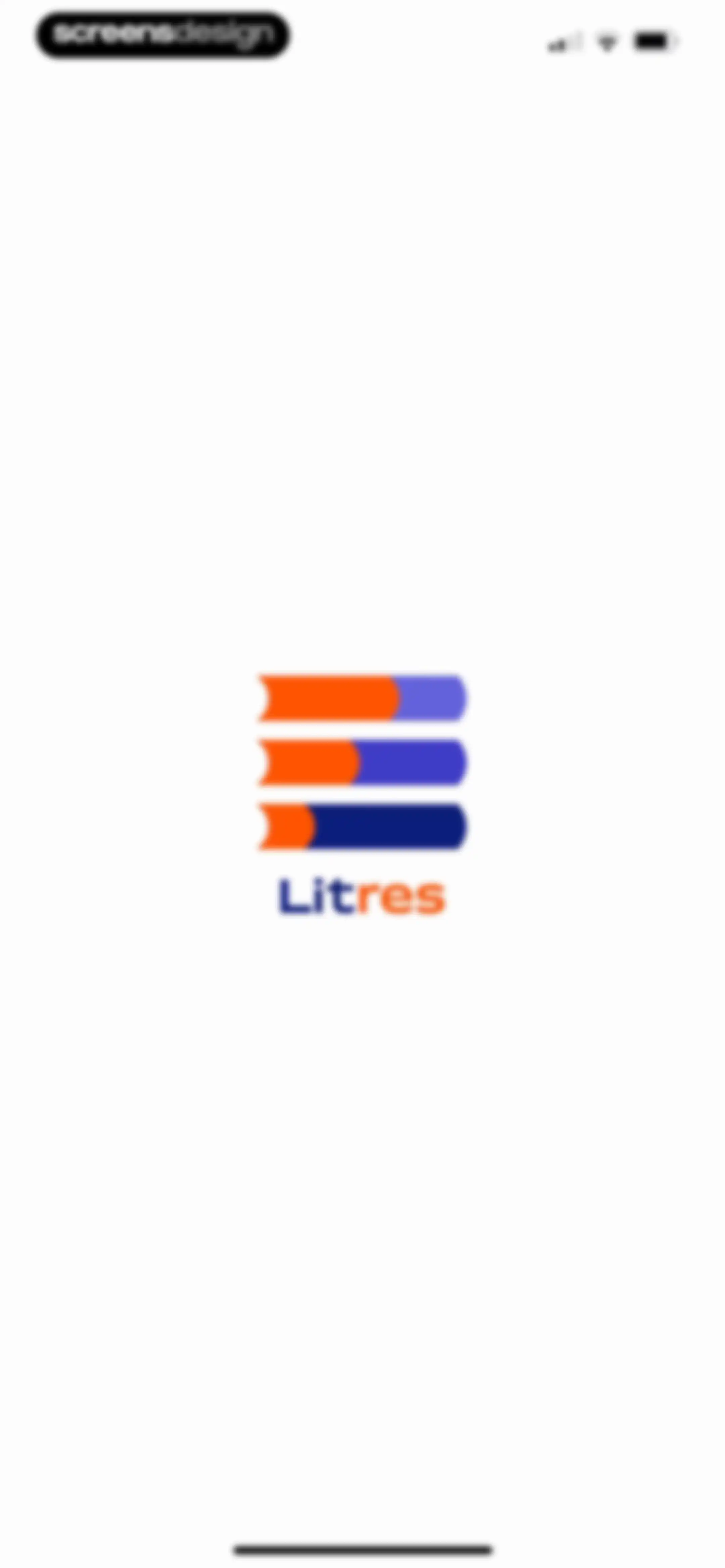 Litres: Books and audiobooks screen 1