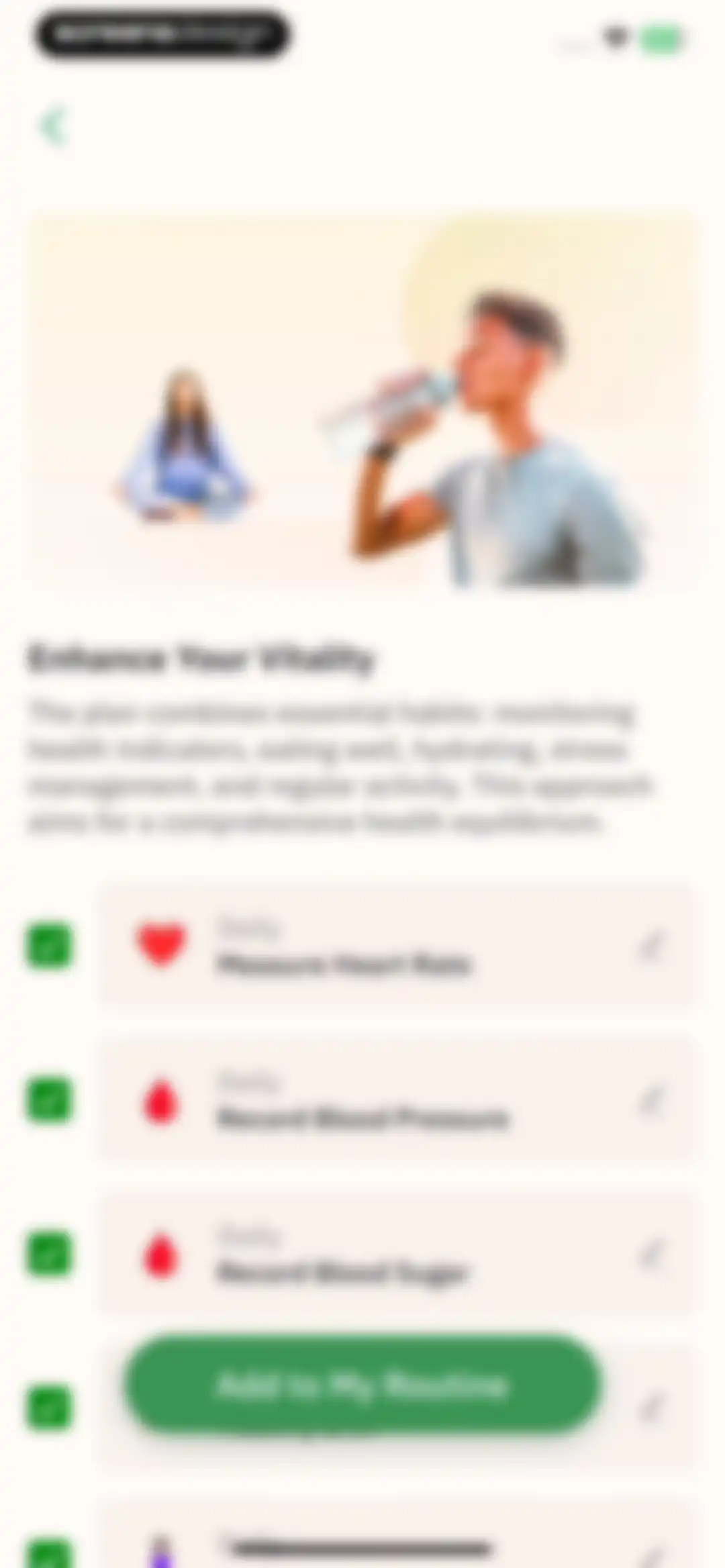 Daily Health - Healthy Routine screen 58