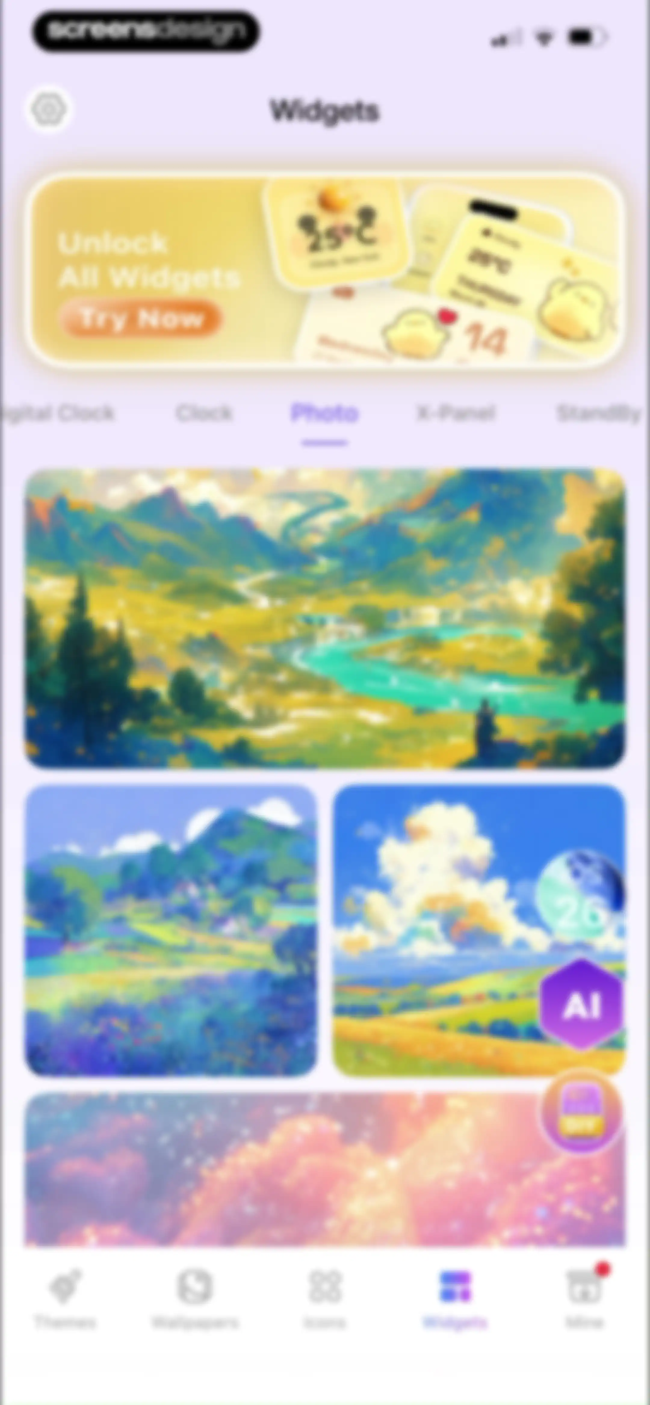 Themie: Wallpapers & Theme screen 92