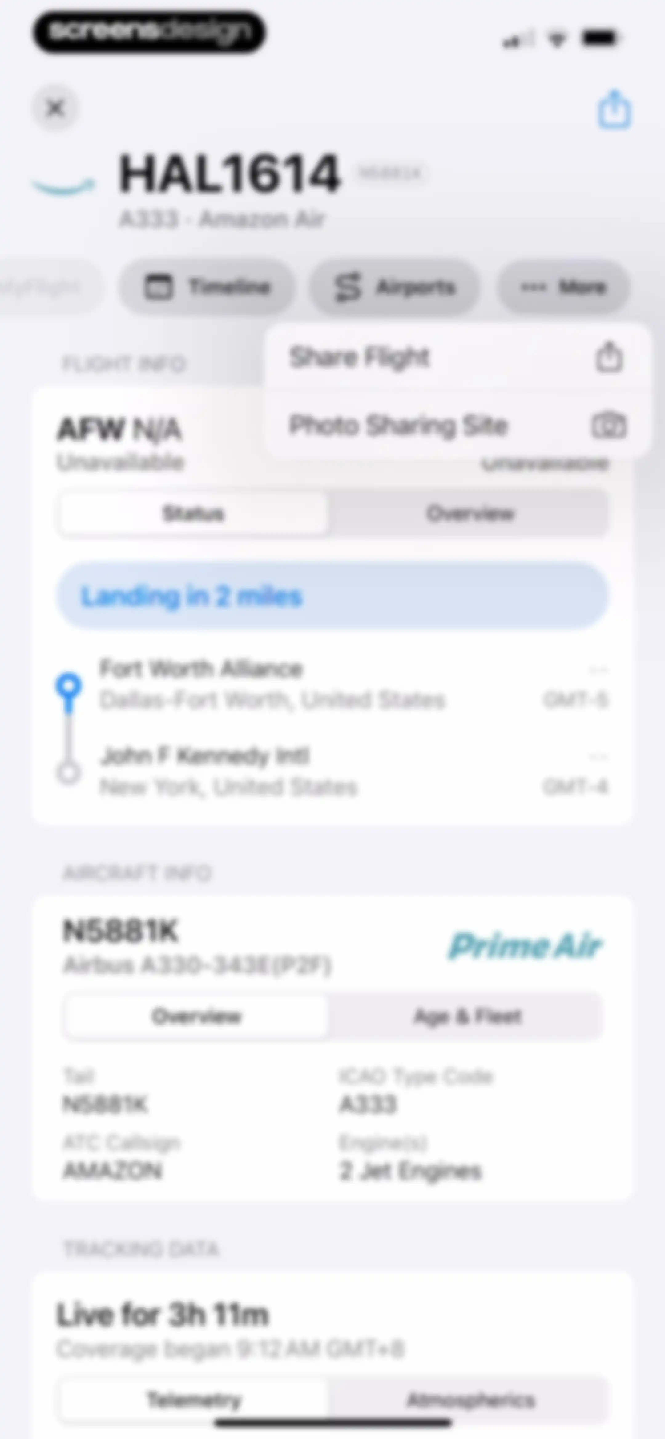 Plane Finder ⁃ Flight Tracker screen 47