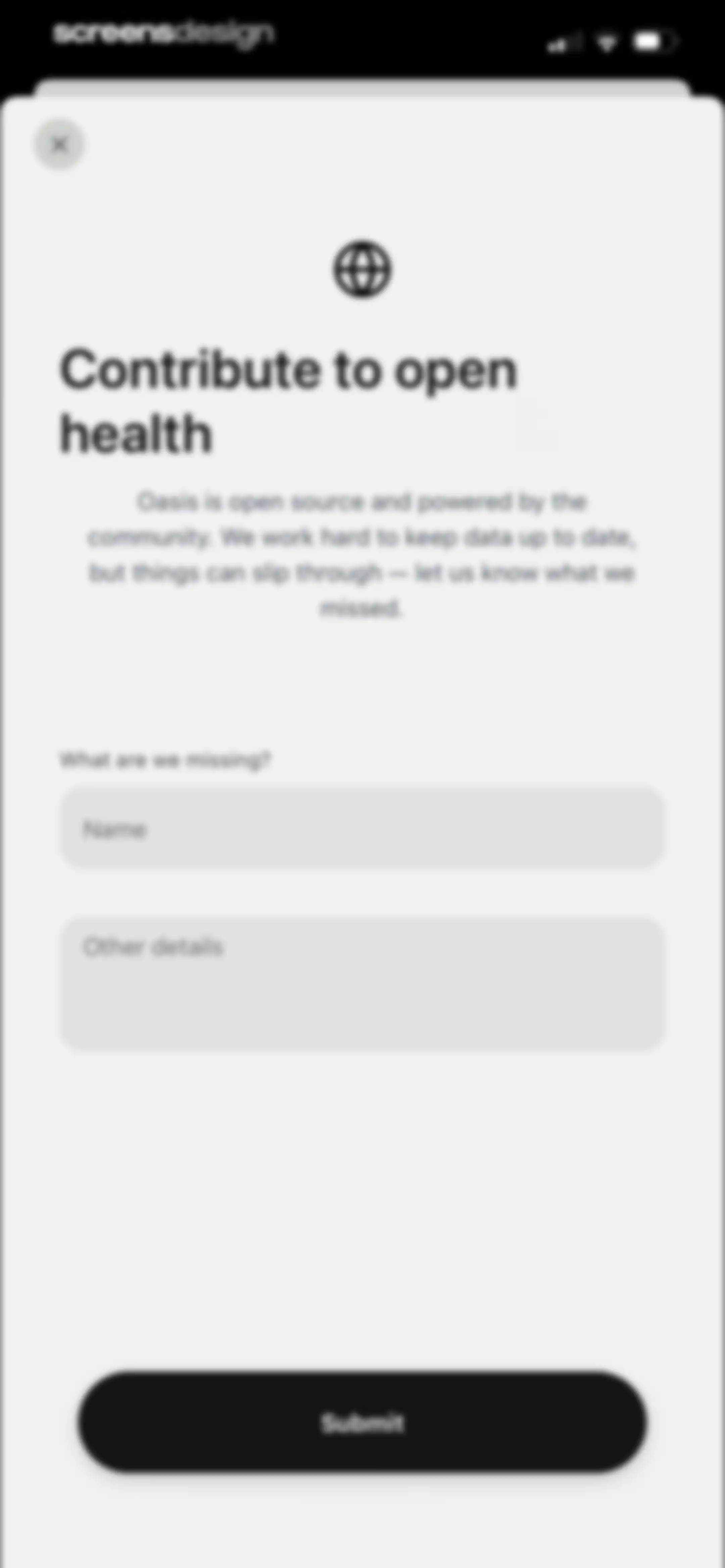 Oasis – What's Healthy screen 64