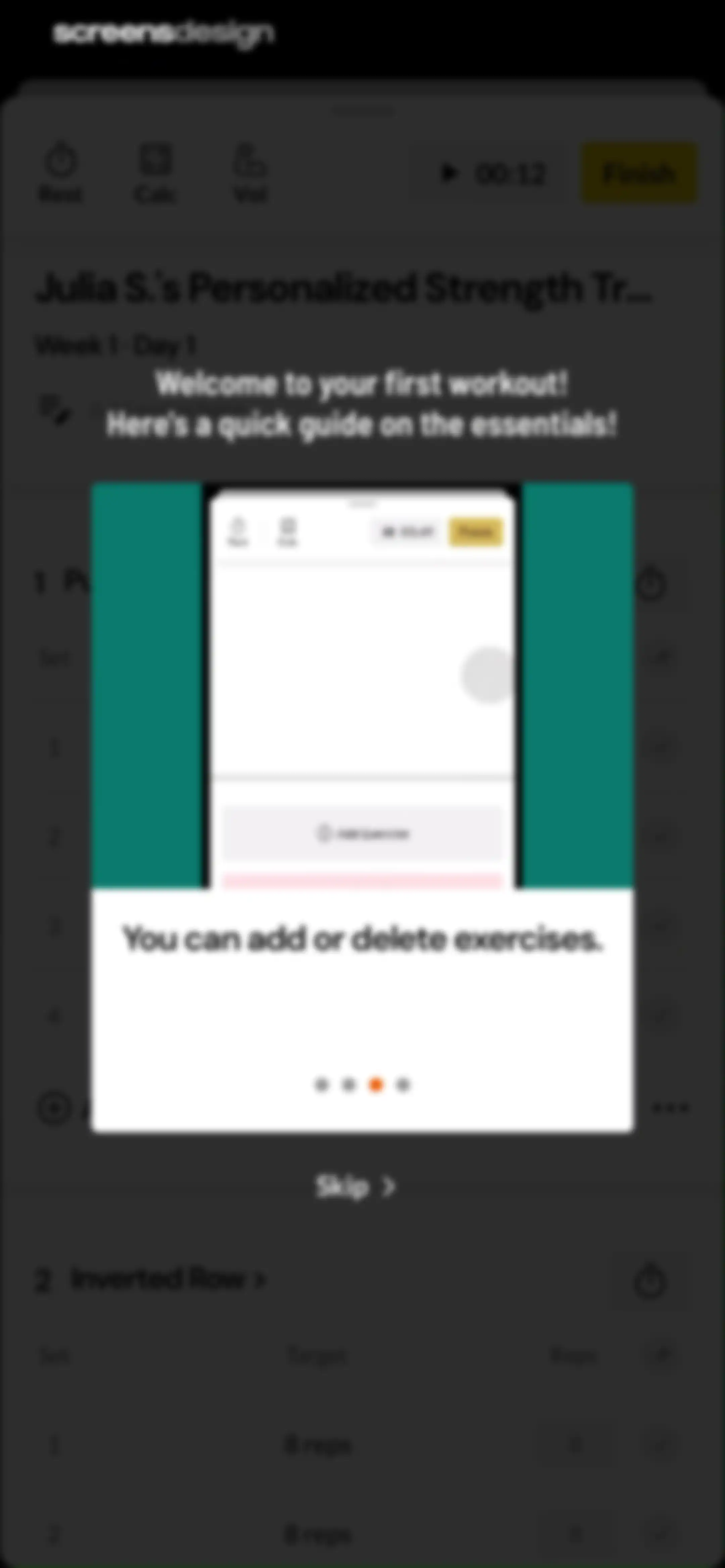 Boostcamp: Workout Programs screen 54