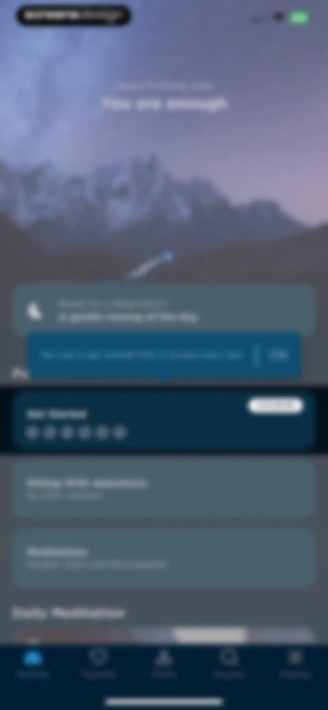 The Mindfulness App screen 20