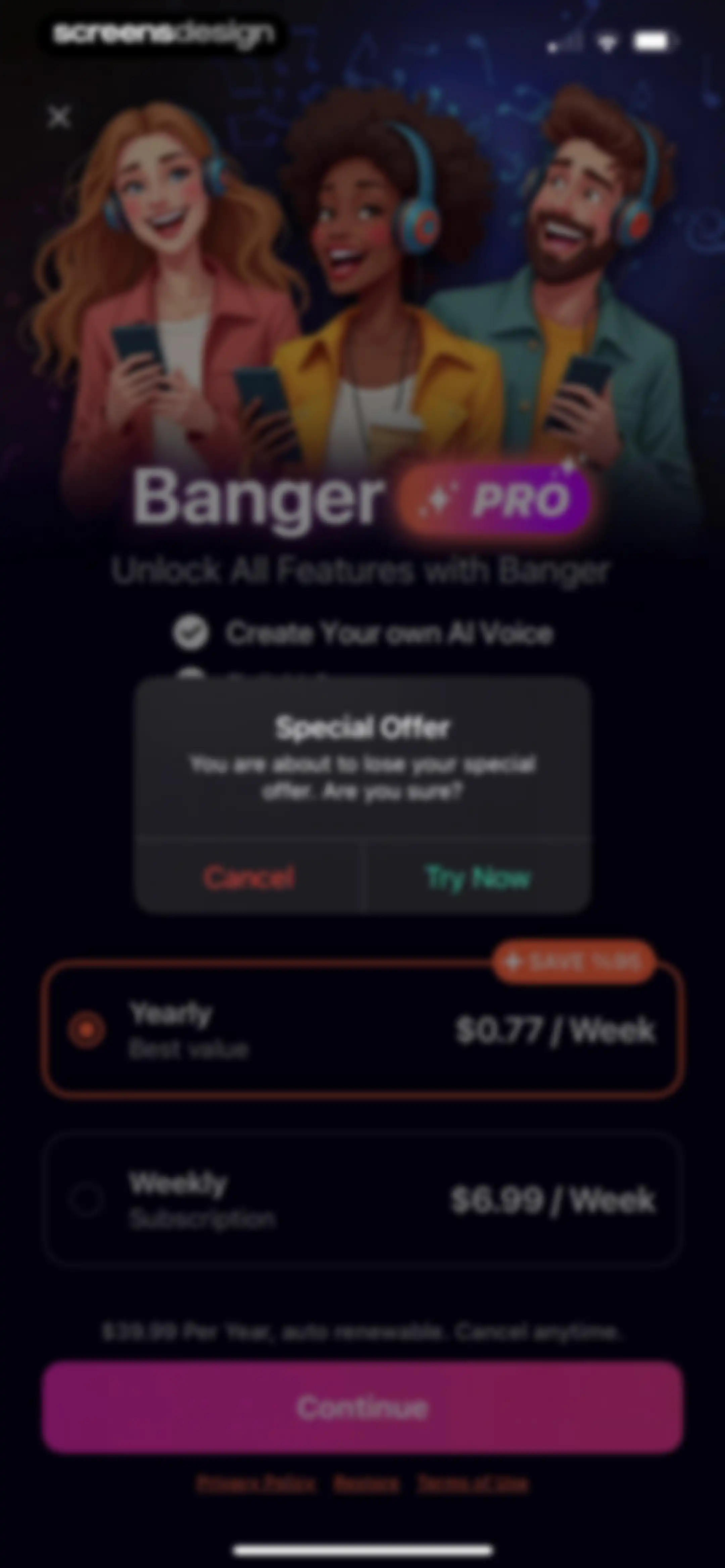 Banger: AI Music Generator screen 9