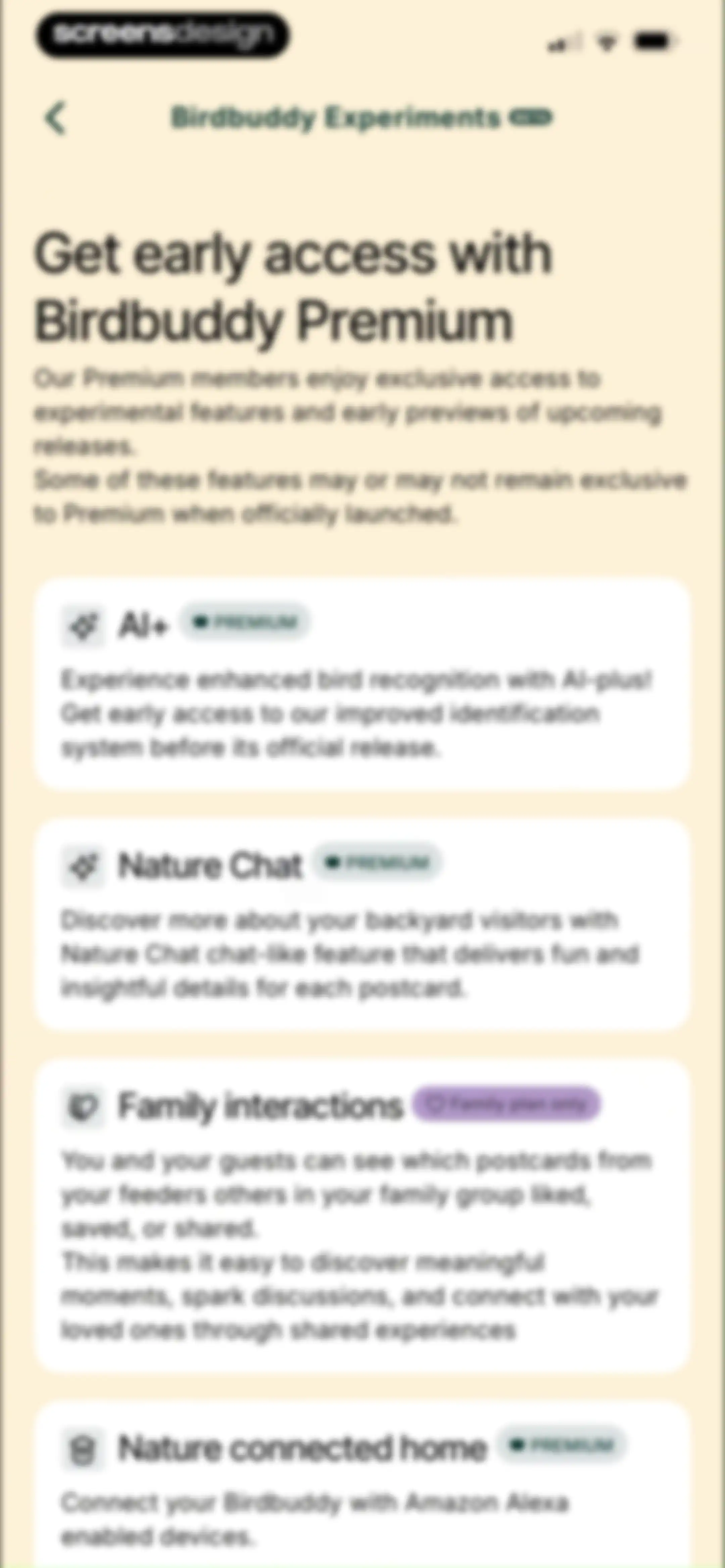Birdbuddy: ID & Collect Birds screen 109