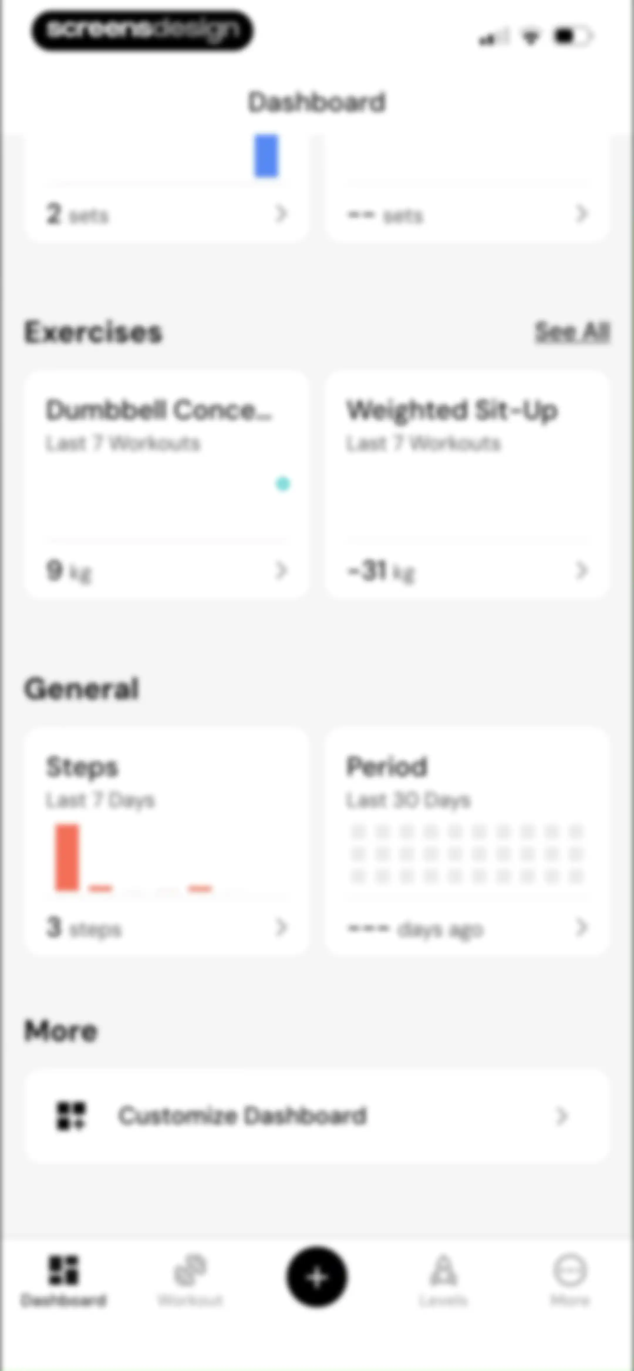 MacroFactor Workouts - Tracker screen 133