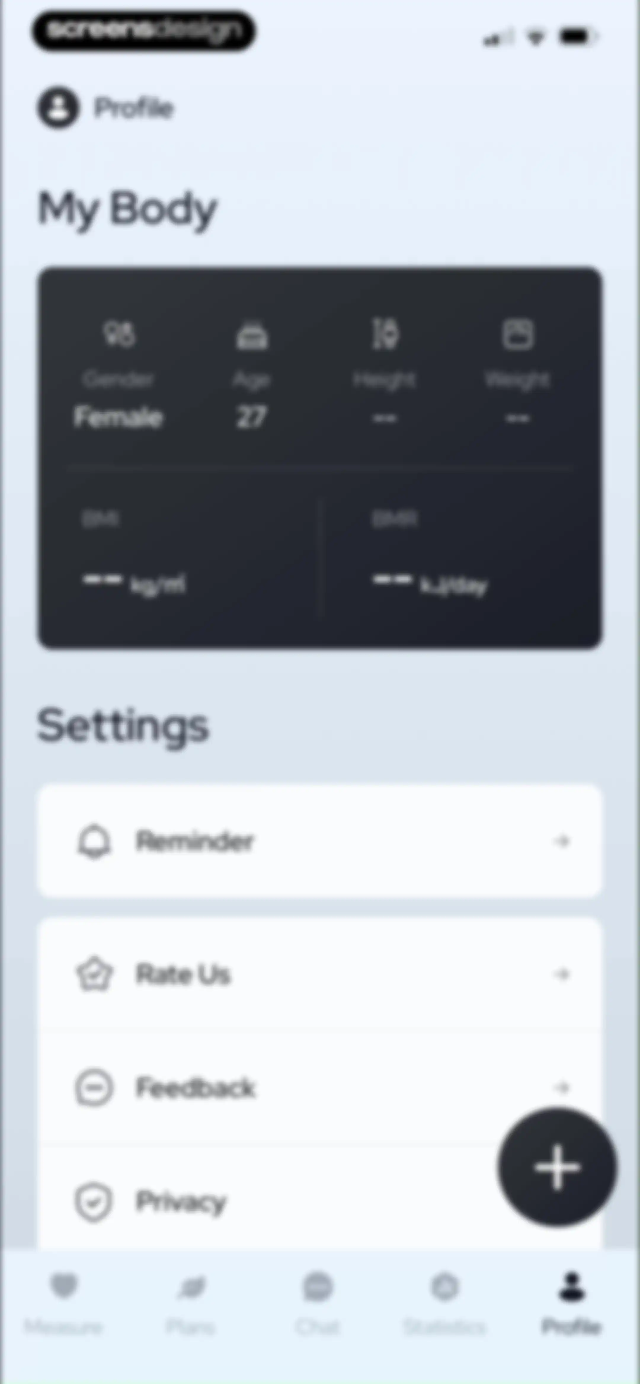 Health Planner & Tracker screen 122