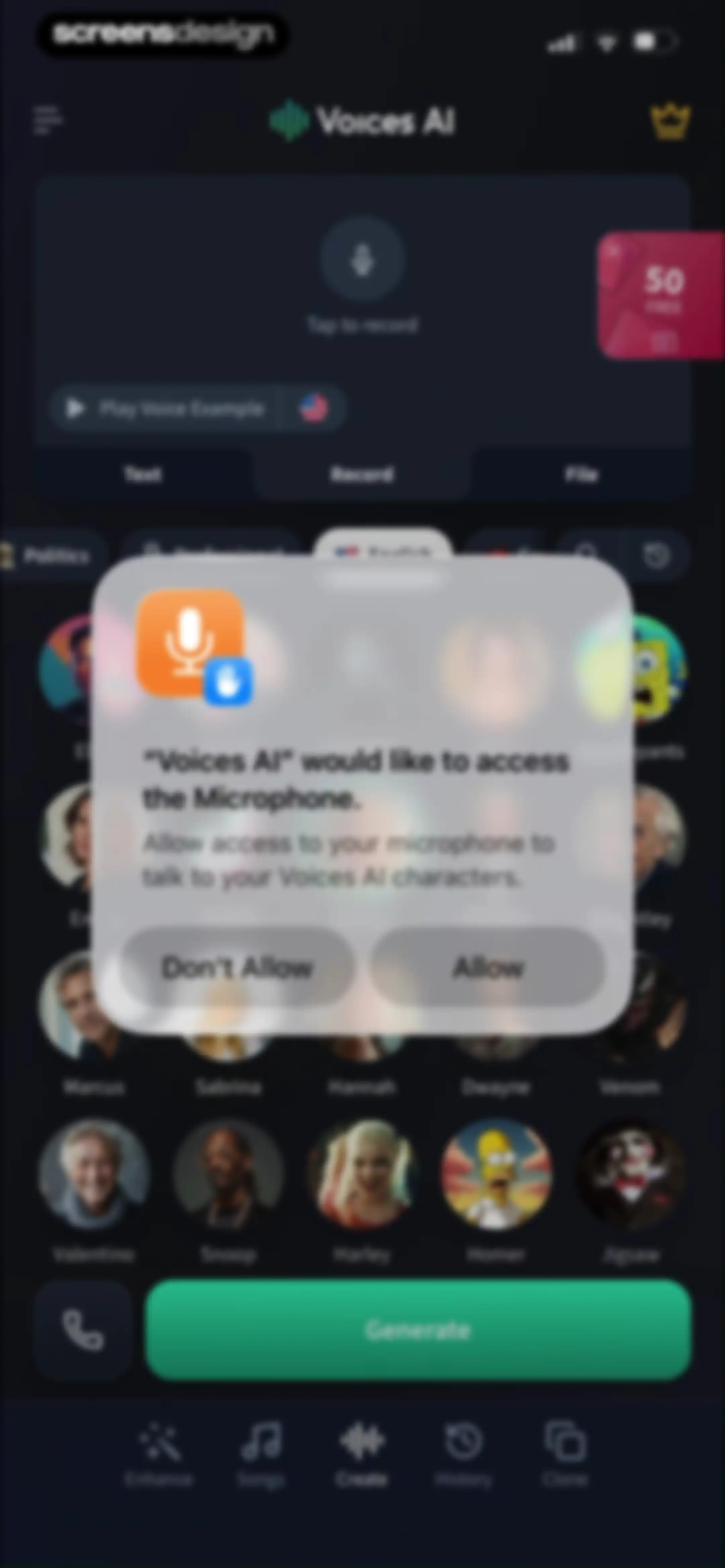 Voices AI: Change Your Voice screen 26