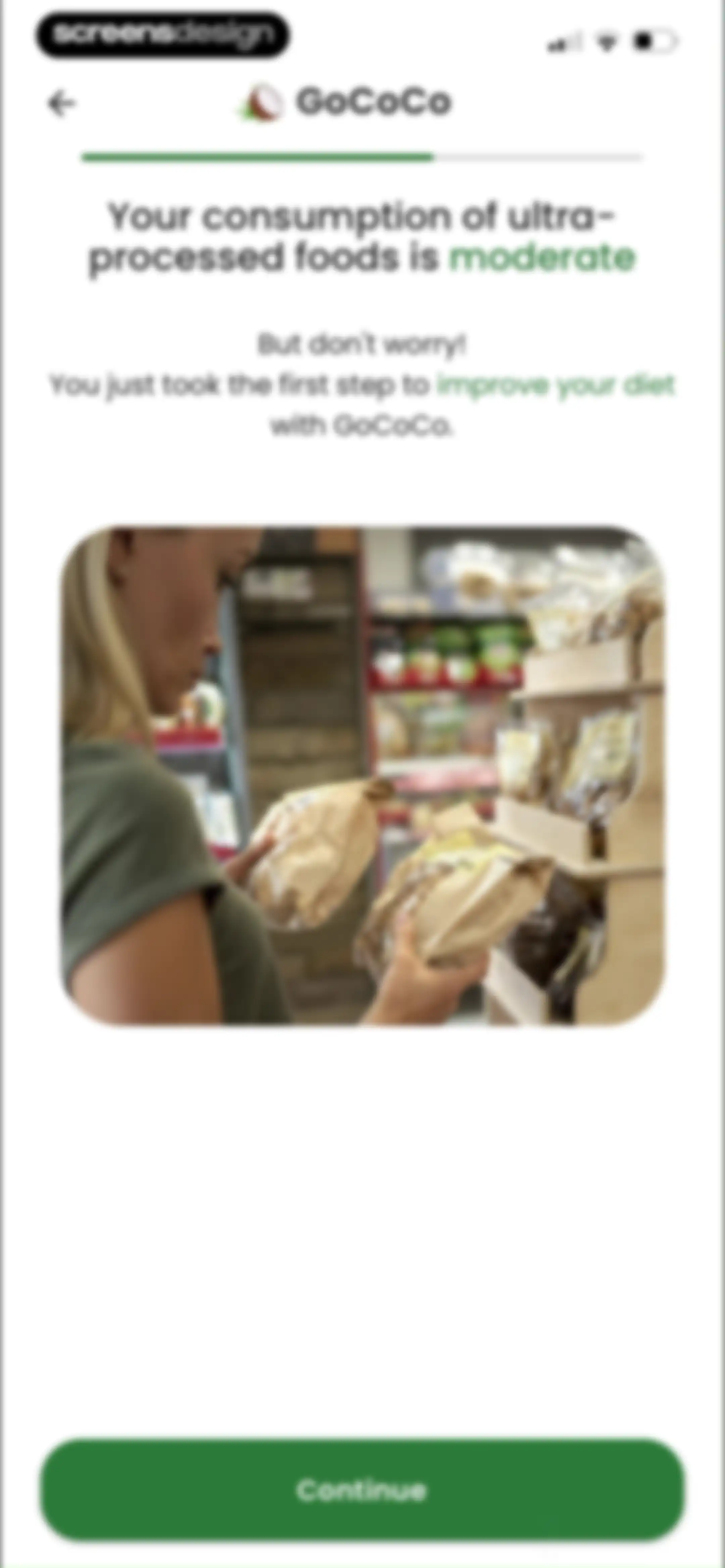 Diabetes food tracker - Gococo screen 26