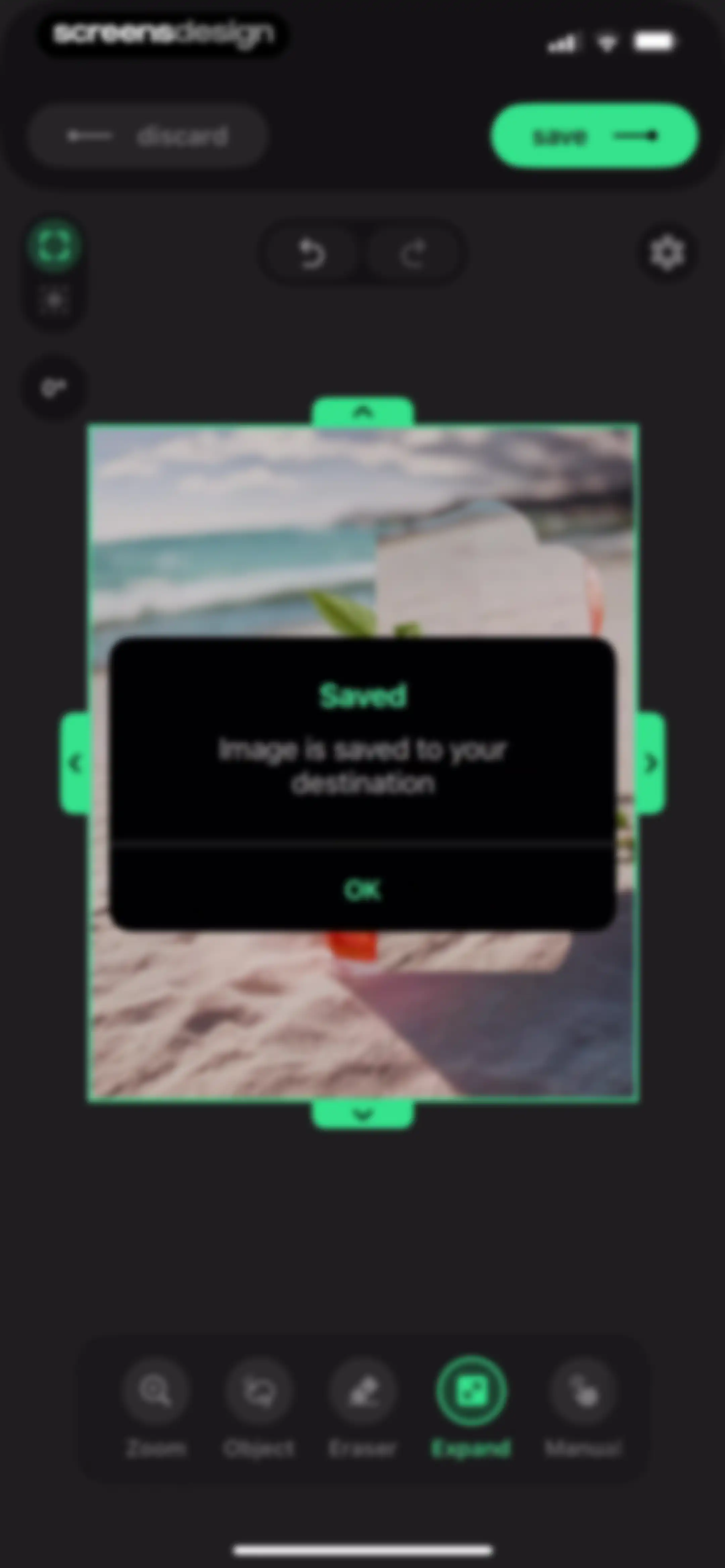 Remove Objects screen 44