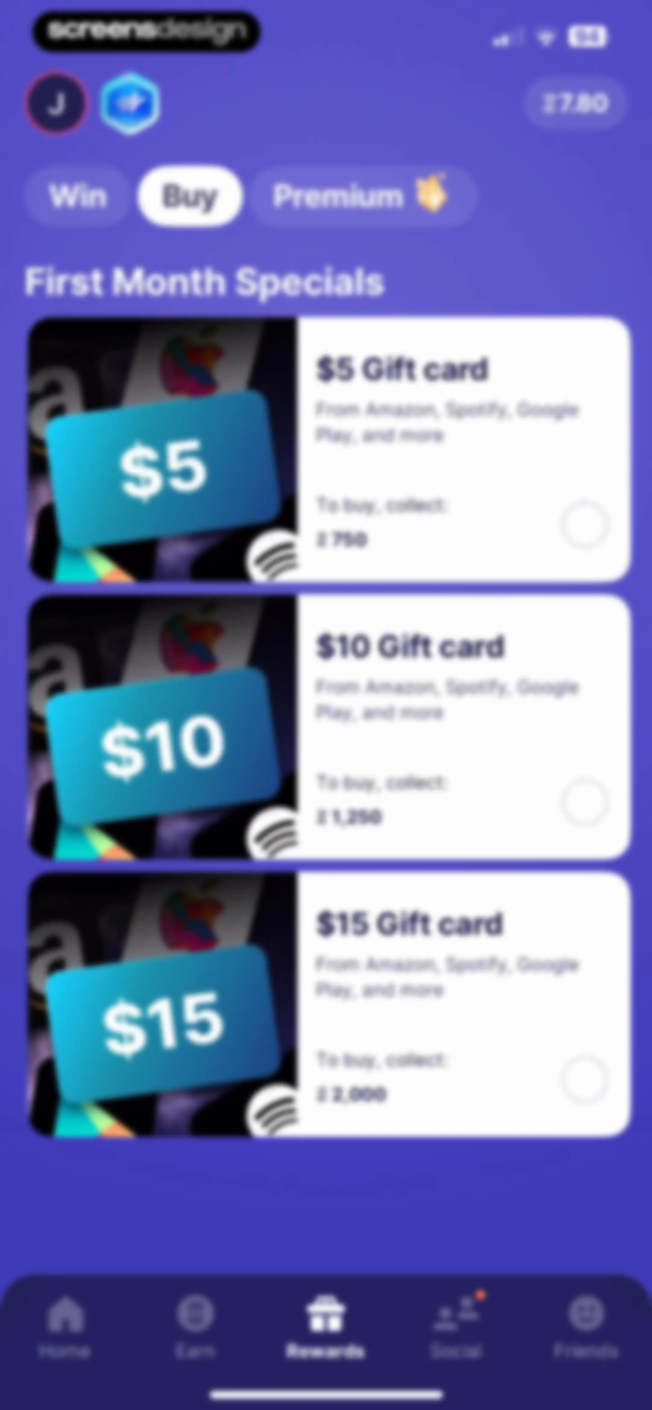 Sweatcoin Walking Step Counter screen 89