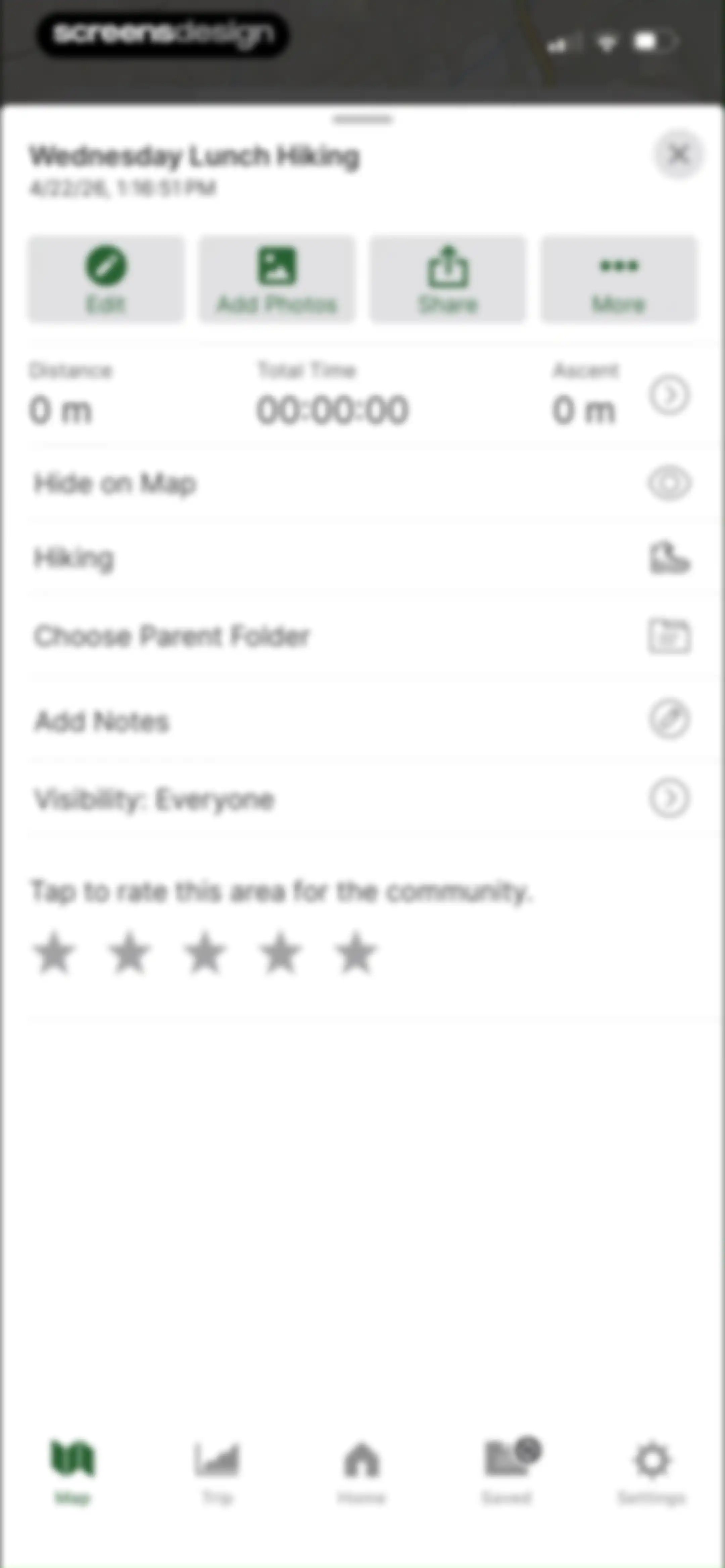 Gaia GPS: Mobile Trail Maps screen 82