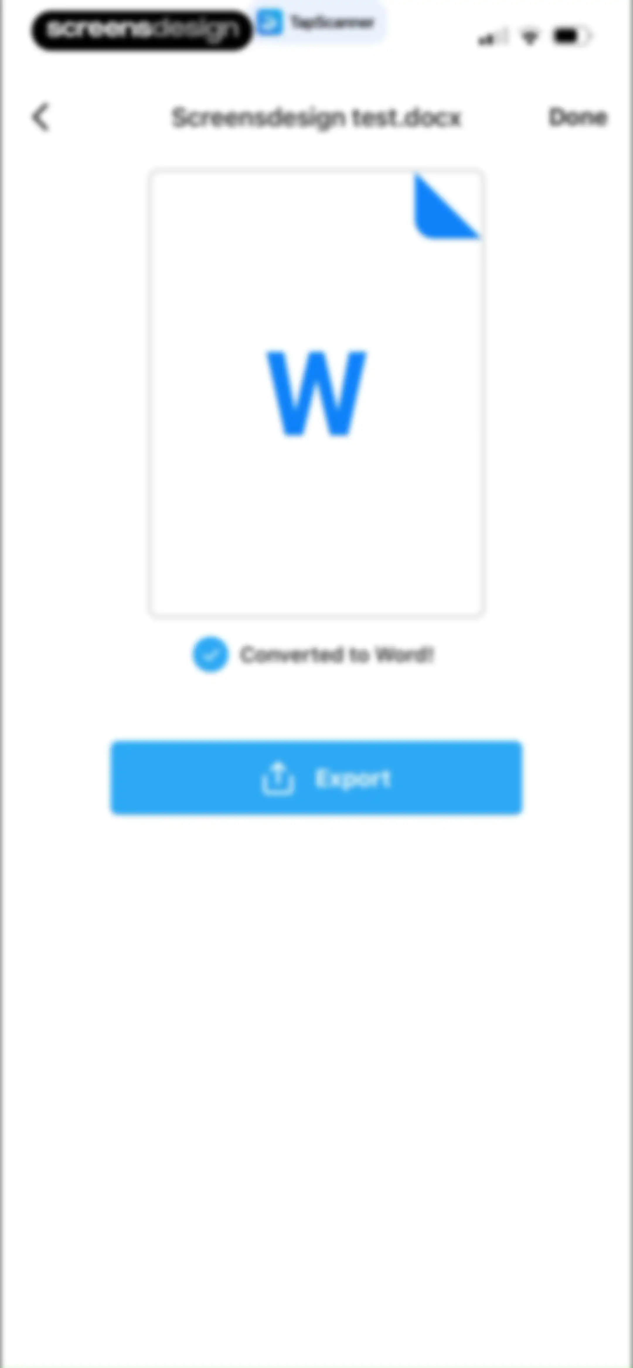 PDF Scanner App: TapScanner screen 112