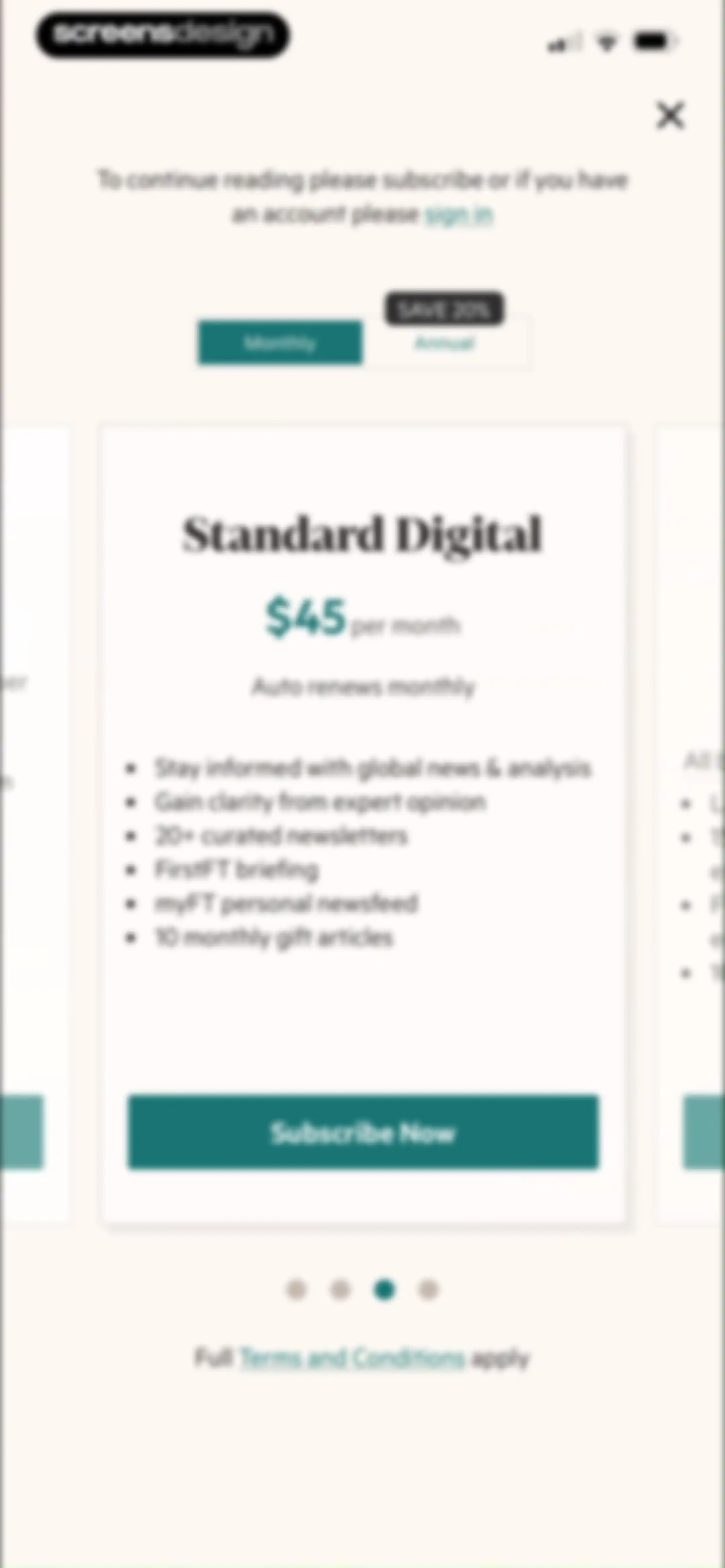 Financial Times: Business News screen 9