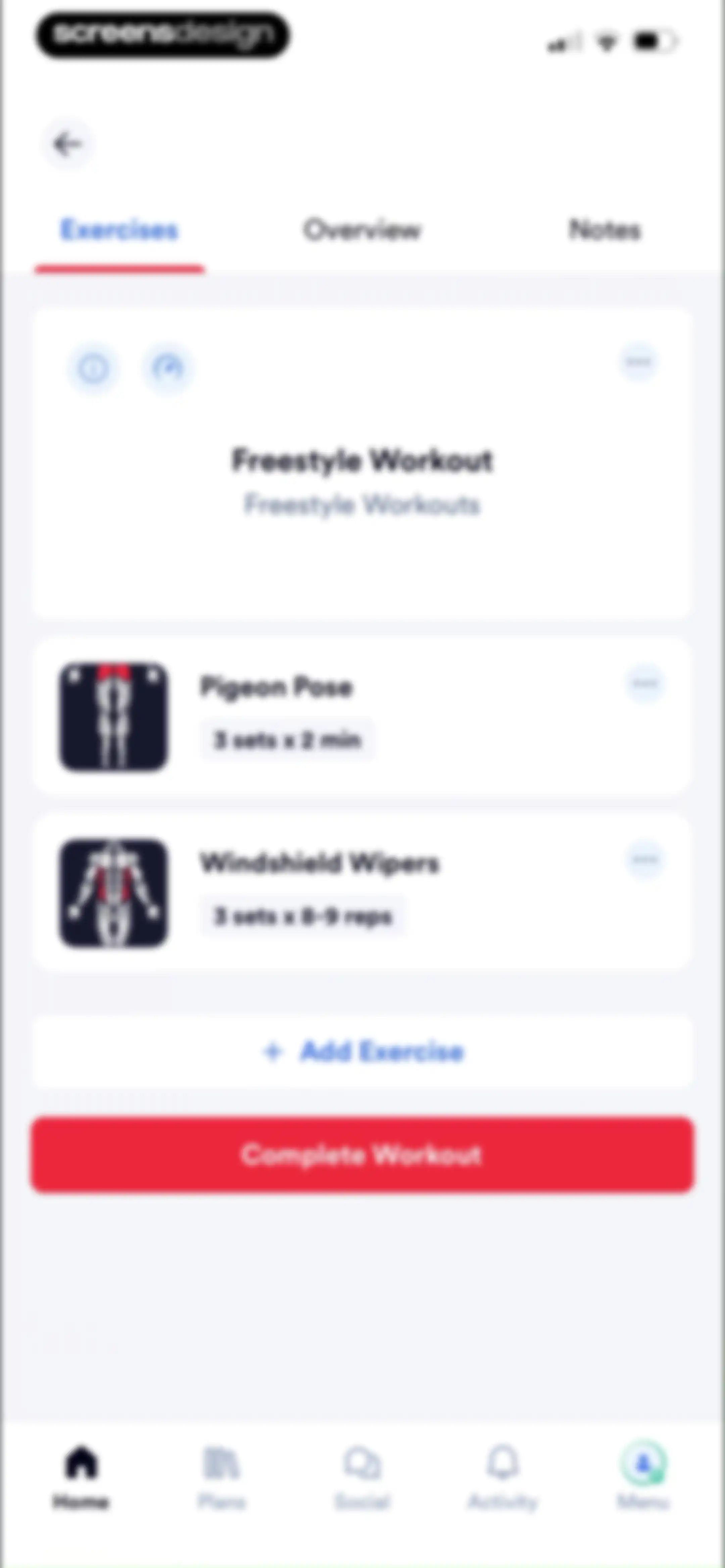 Caliber: Strength Training screen 74