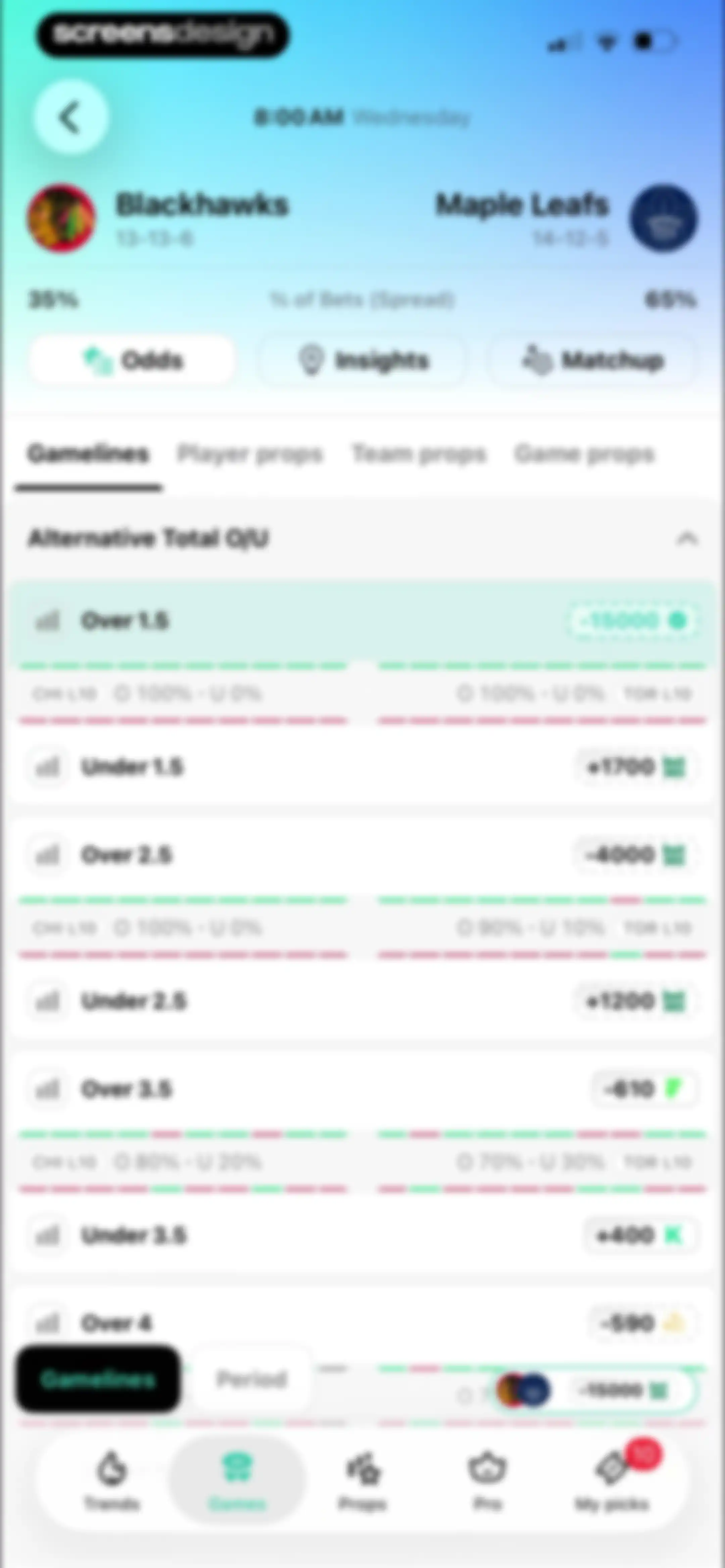 Outlier: Smart Sports Betting screen 59