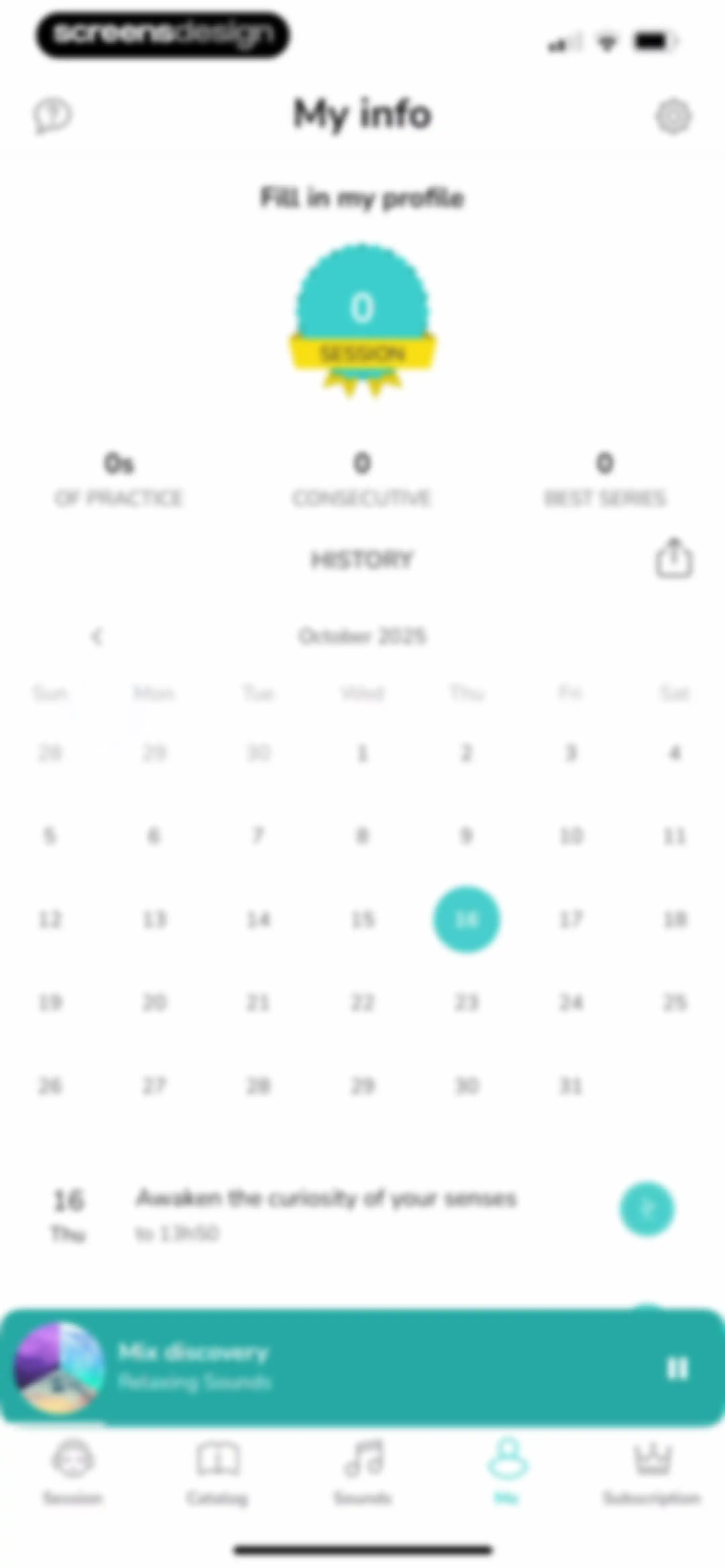 Petit BamBou: Mindfulness screen 107