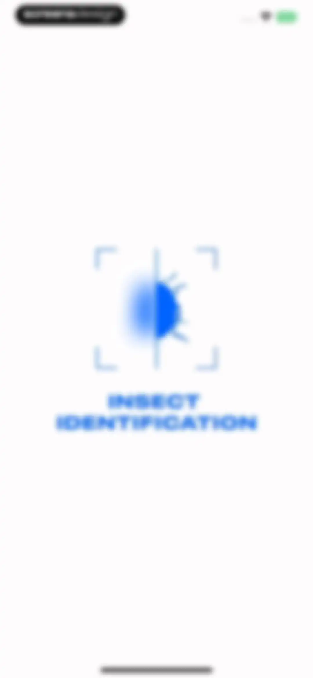 Bug Identifier: AI Insect id screen 1