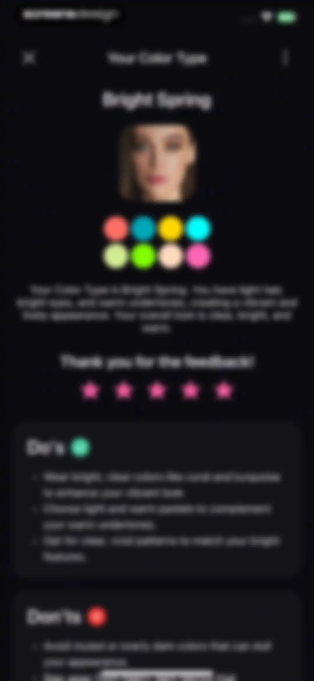 My Color Analysis・AI StyleLab screen 58