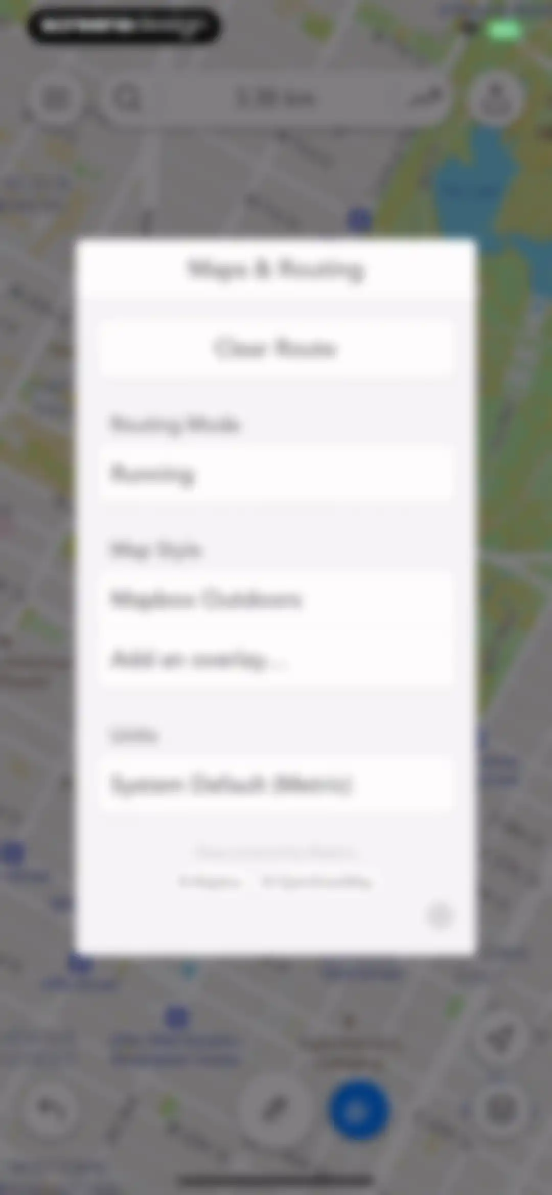 Footpath Route Planner screen 16