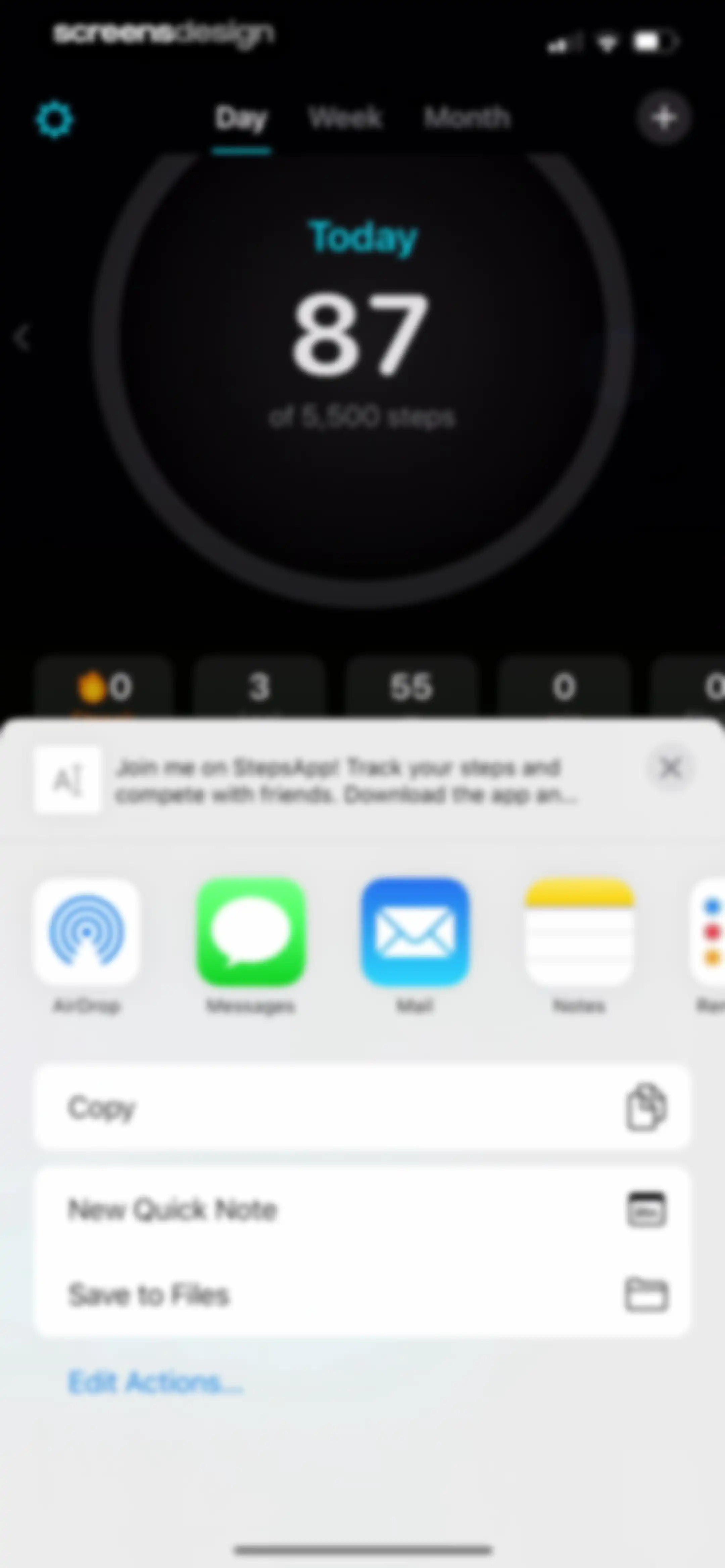 StepsApp Pedometer screen 129
