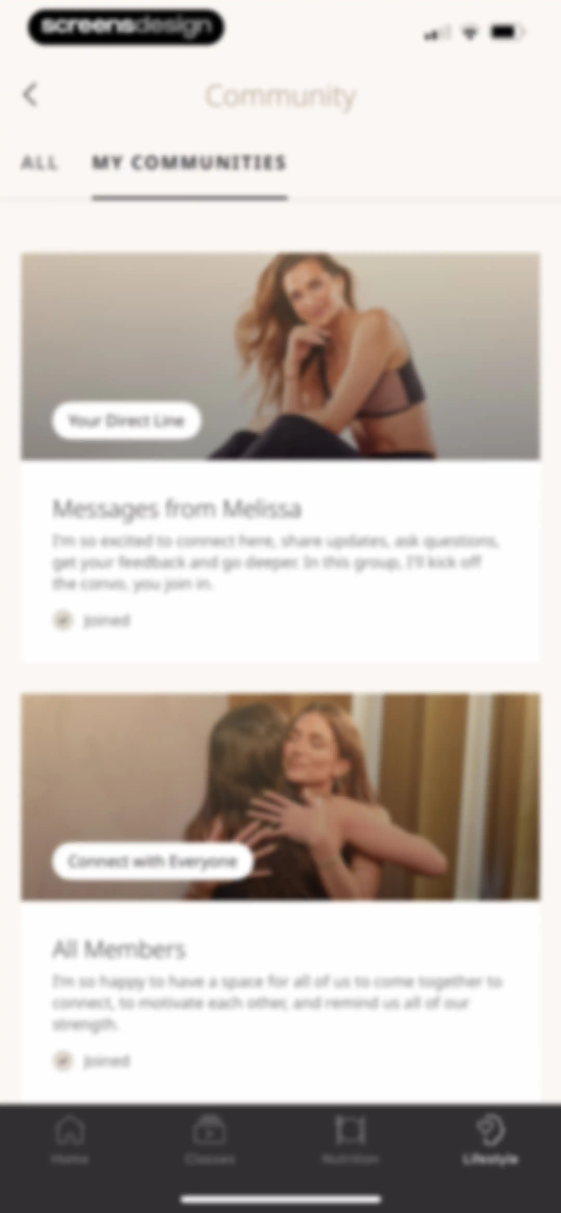 MWH: Fitness + Wellness screen 106