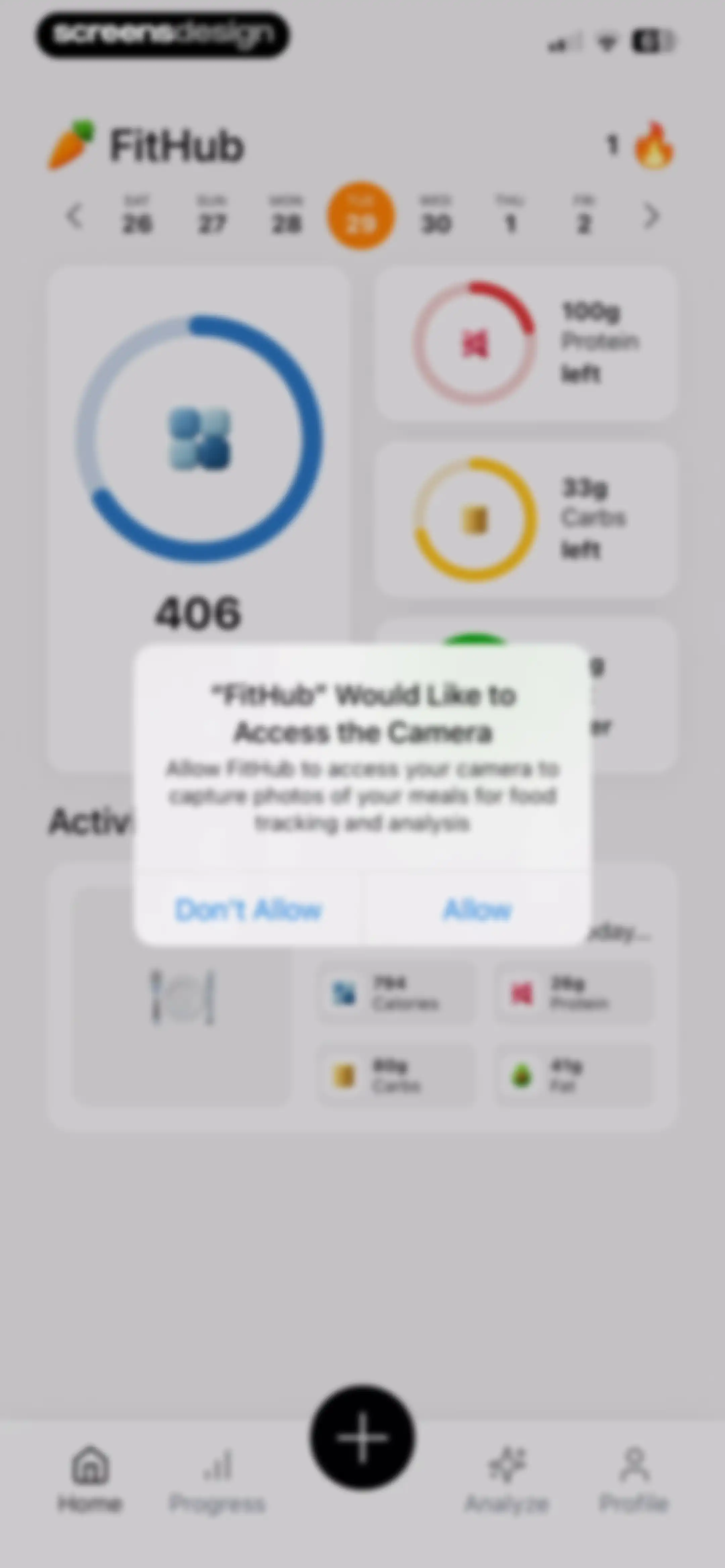 FitHub - AI Calorie Tracker screen 39