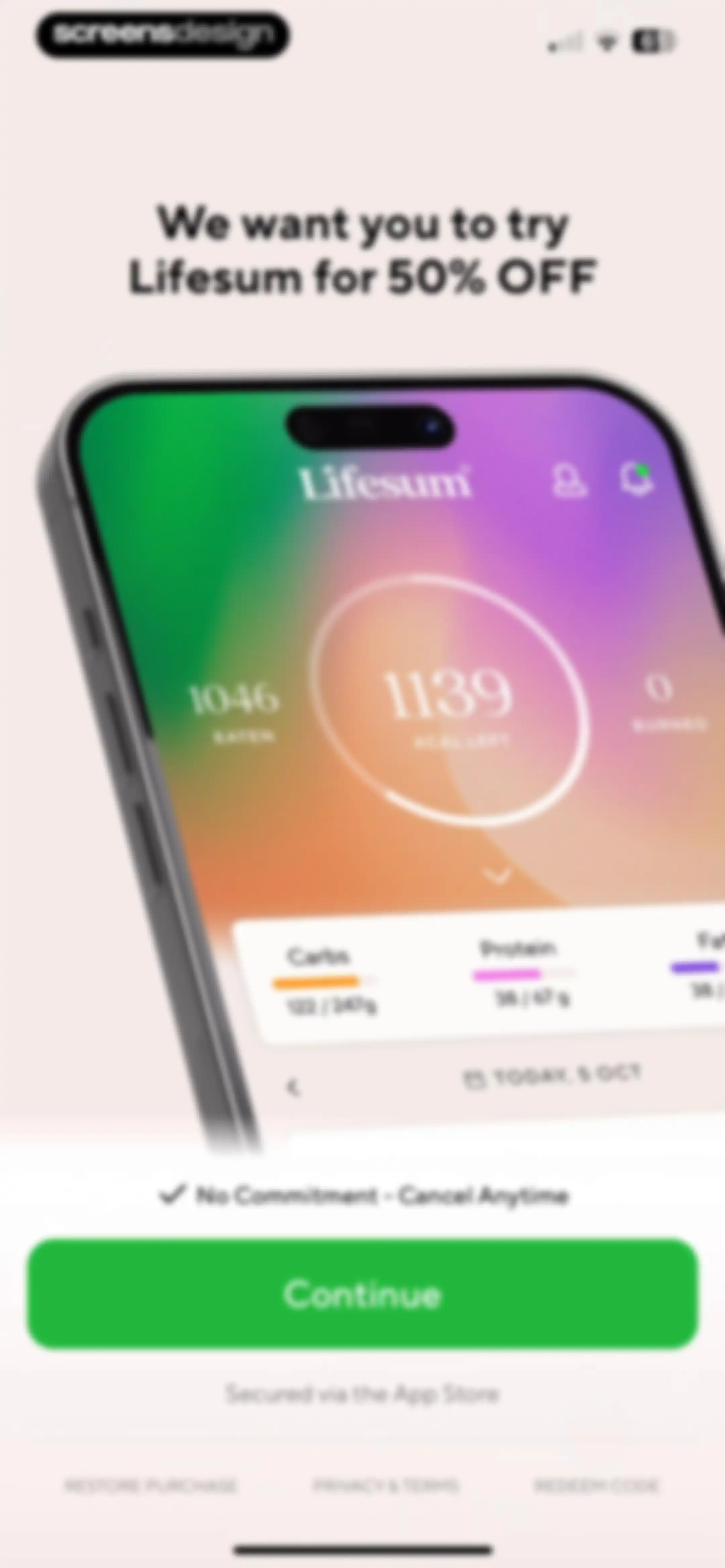 Lifesum: AI Calorie Counter screen 19