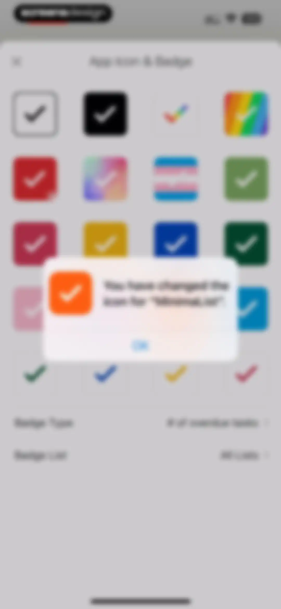 To Do List MinimaList & Widget screen 99