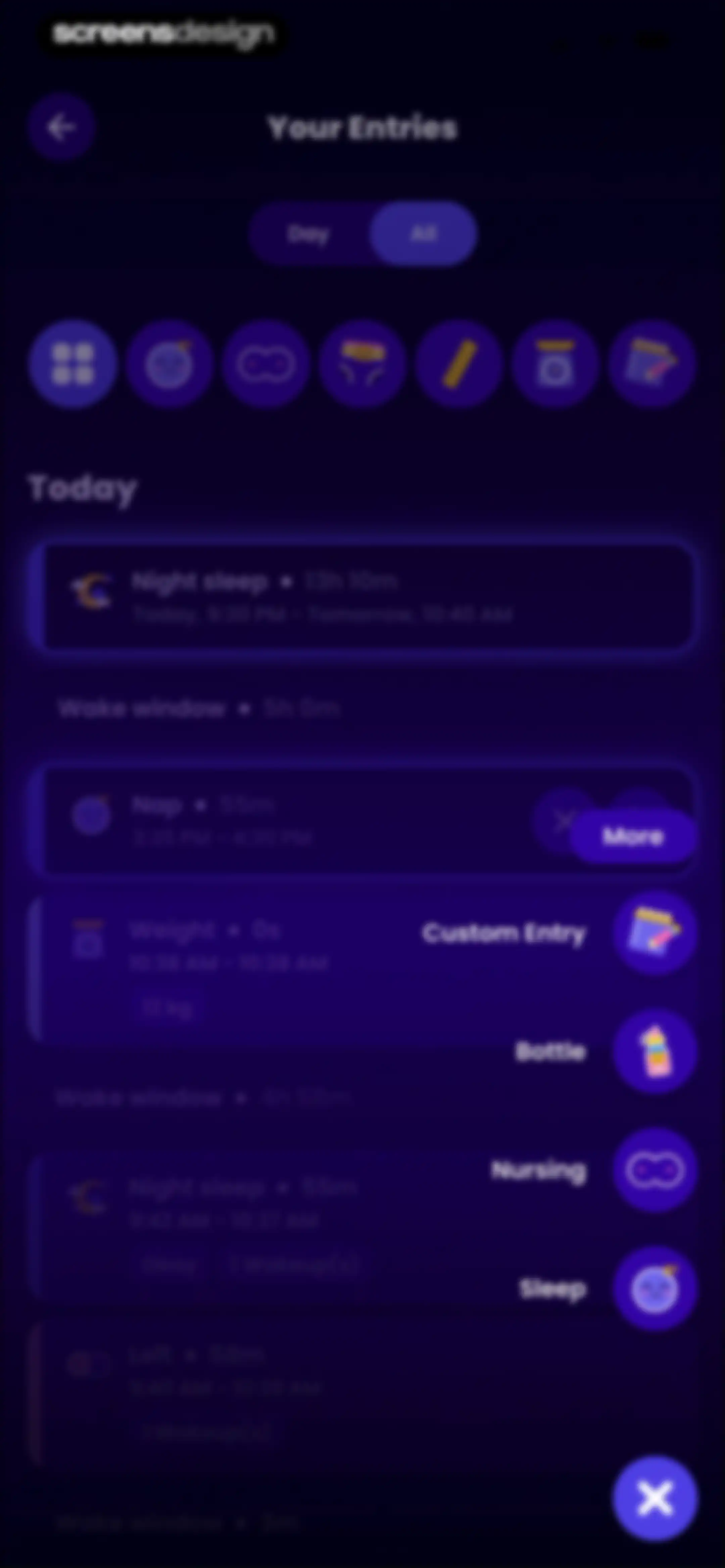 Happy Baby - Sleep & Tracker screen 97