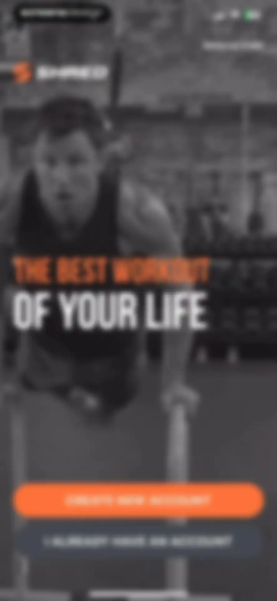SHRED: Gym & Home Workouts screen 2