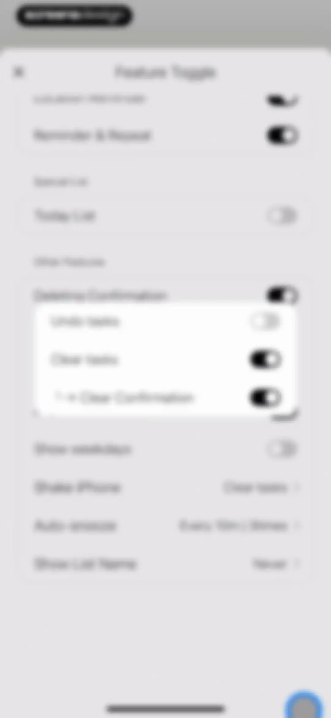 To Do List MinimaList & Widget screen 93