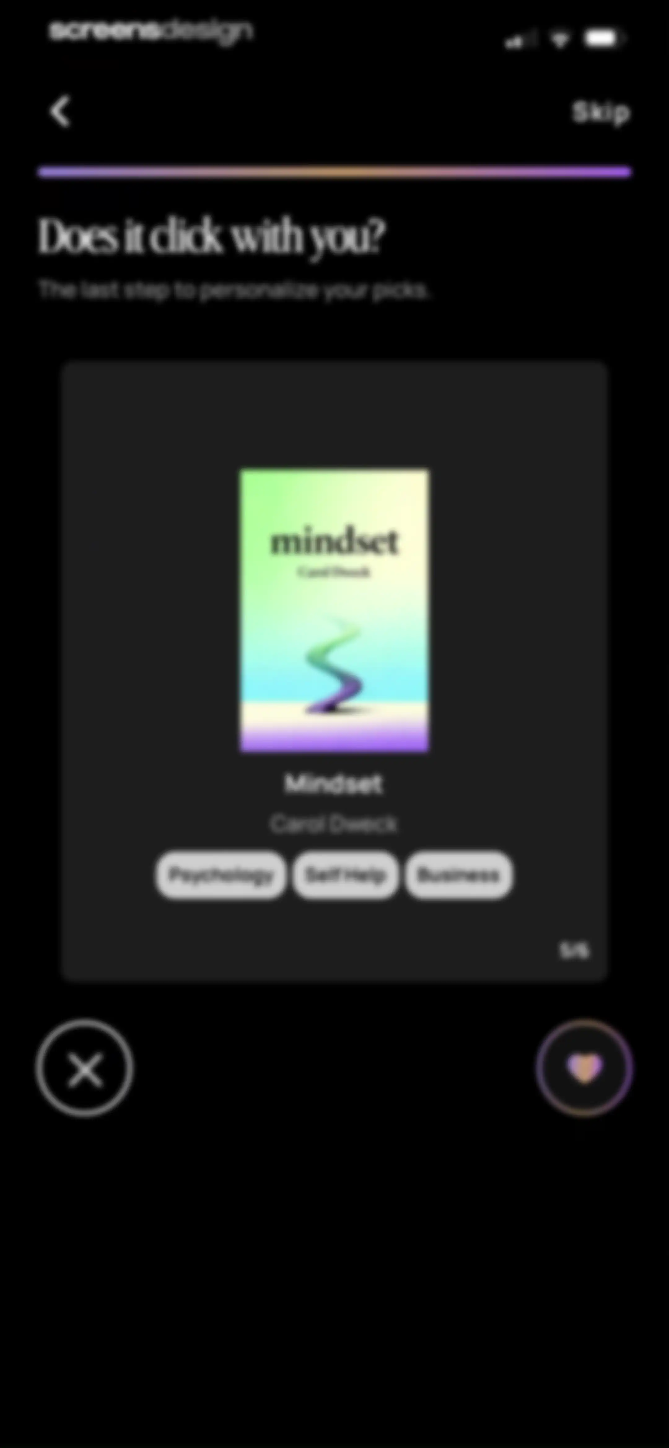 BeFreed: Personalized Learning screen 29