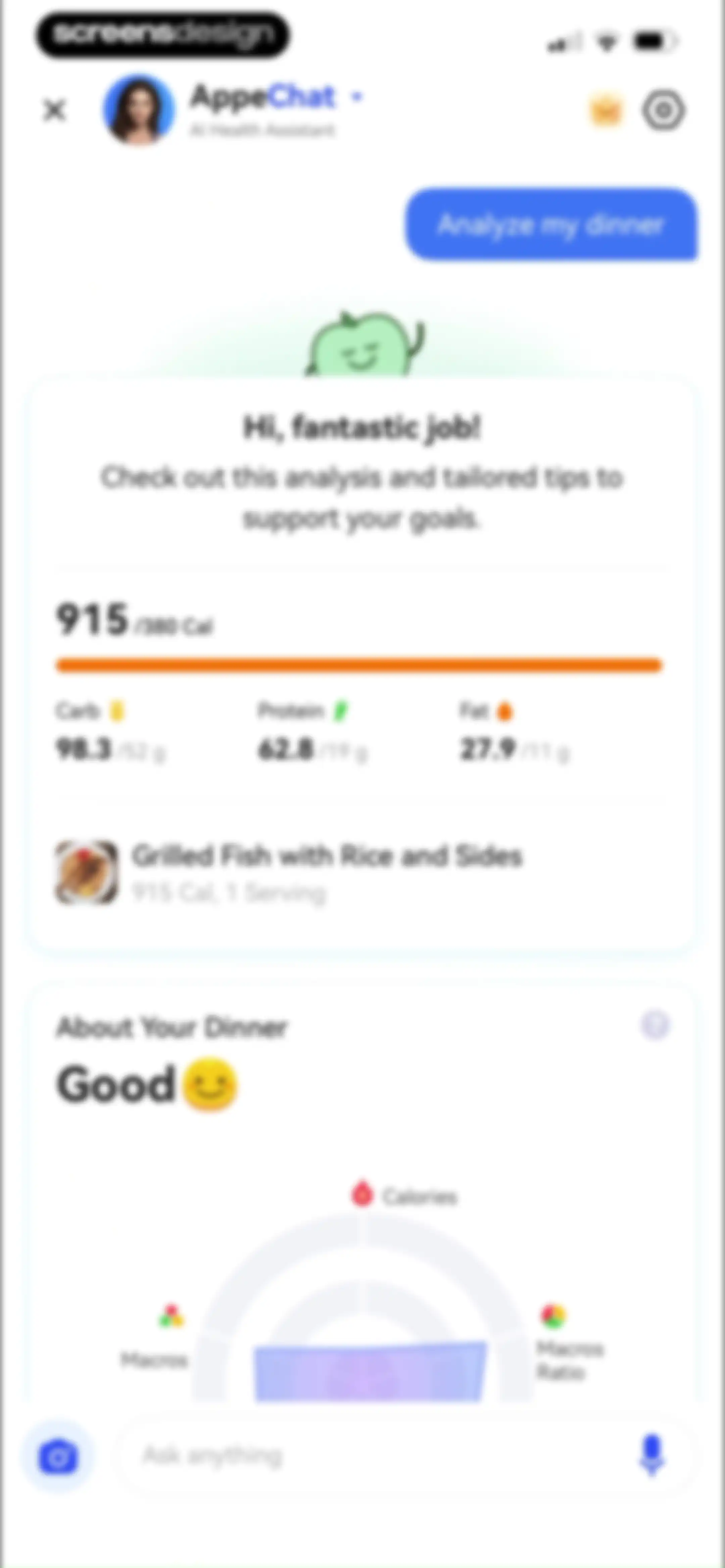AI Calorie Counter - Appediet screen 122