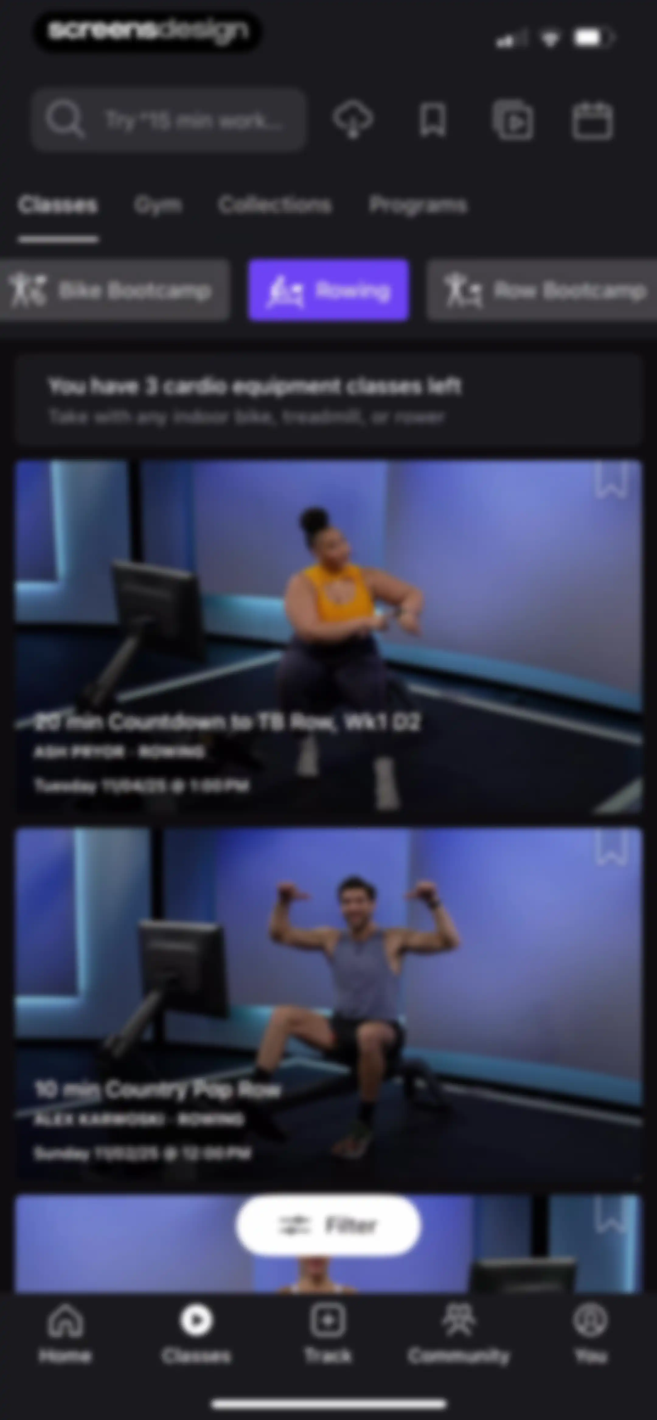 Peloton: Fitness & Workouts screen 130
