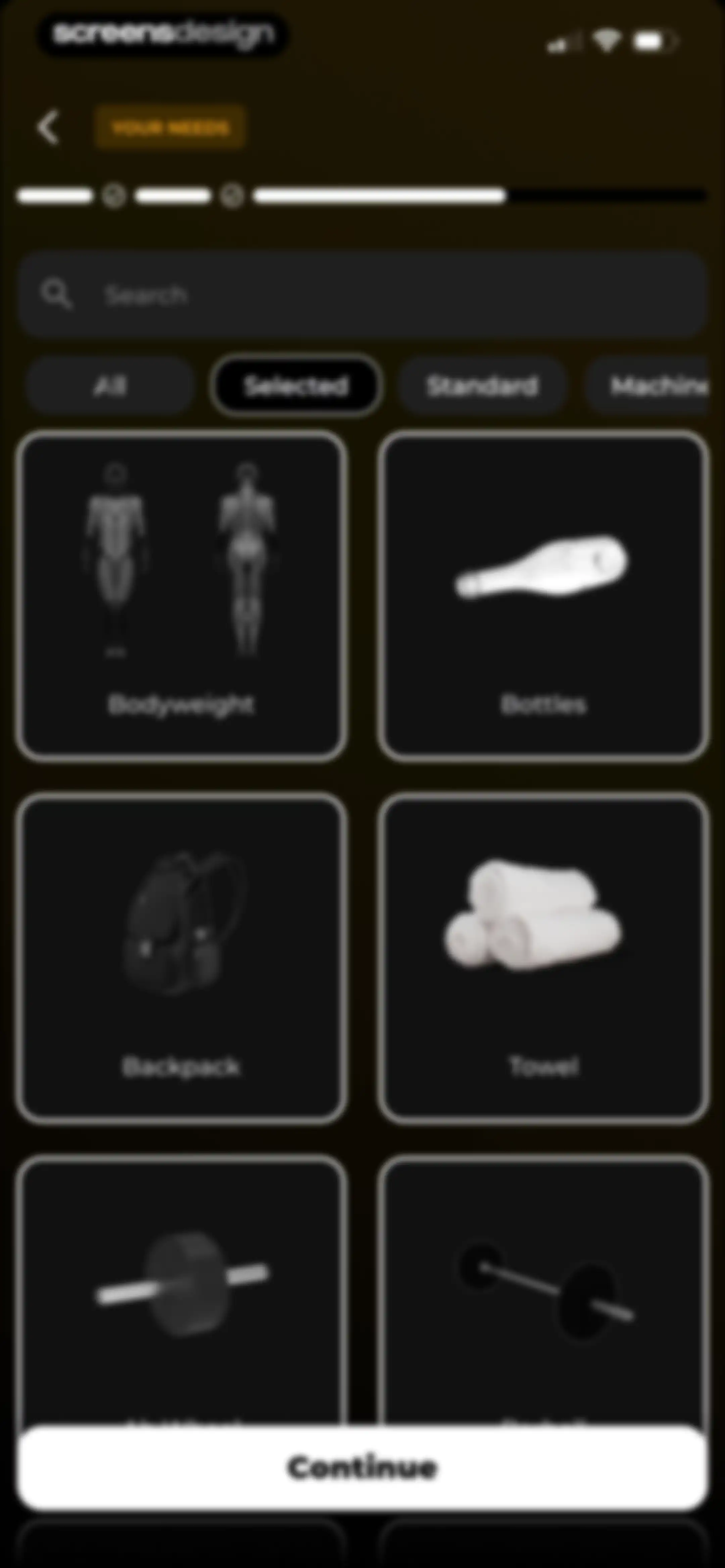 MCI - Personal Training AI screen 31