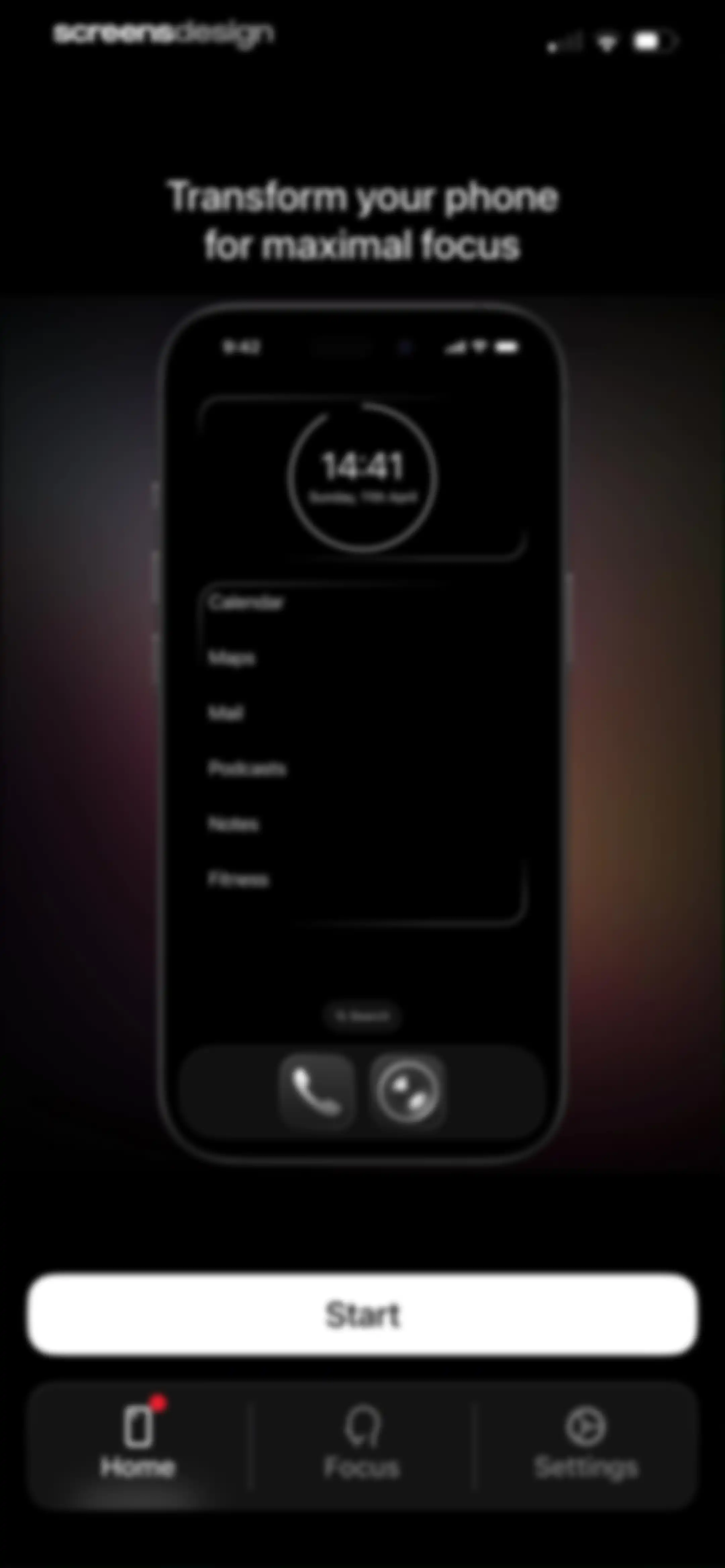 minimalist phone ® Block Apps screen 36