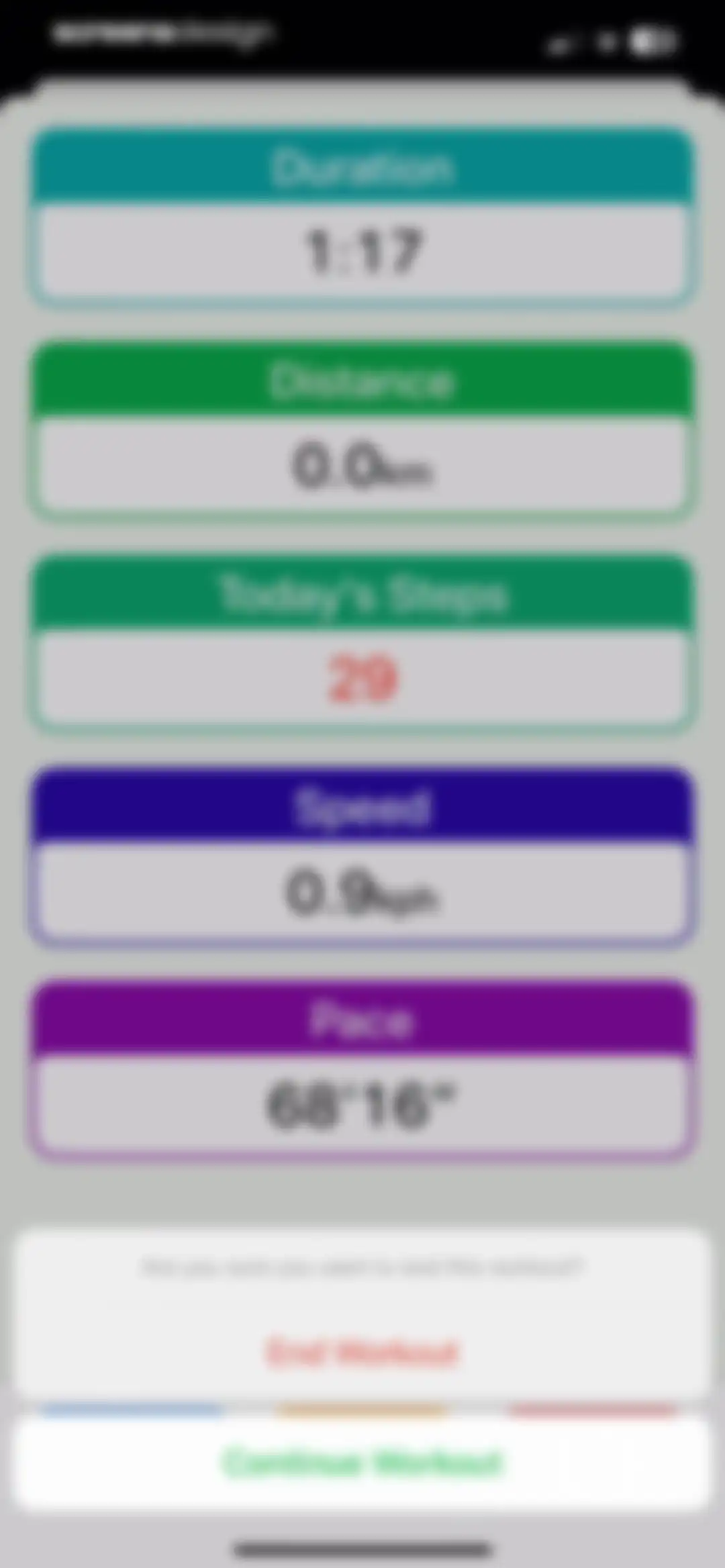 Pedometer++ screen 49