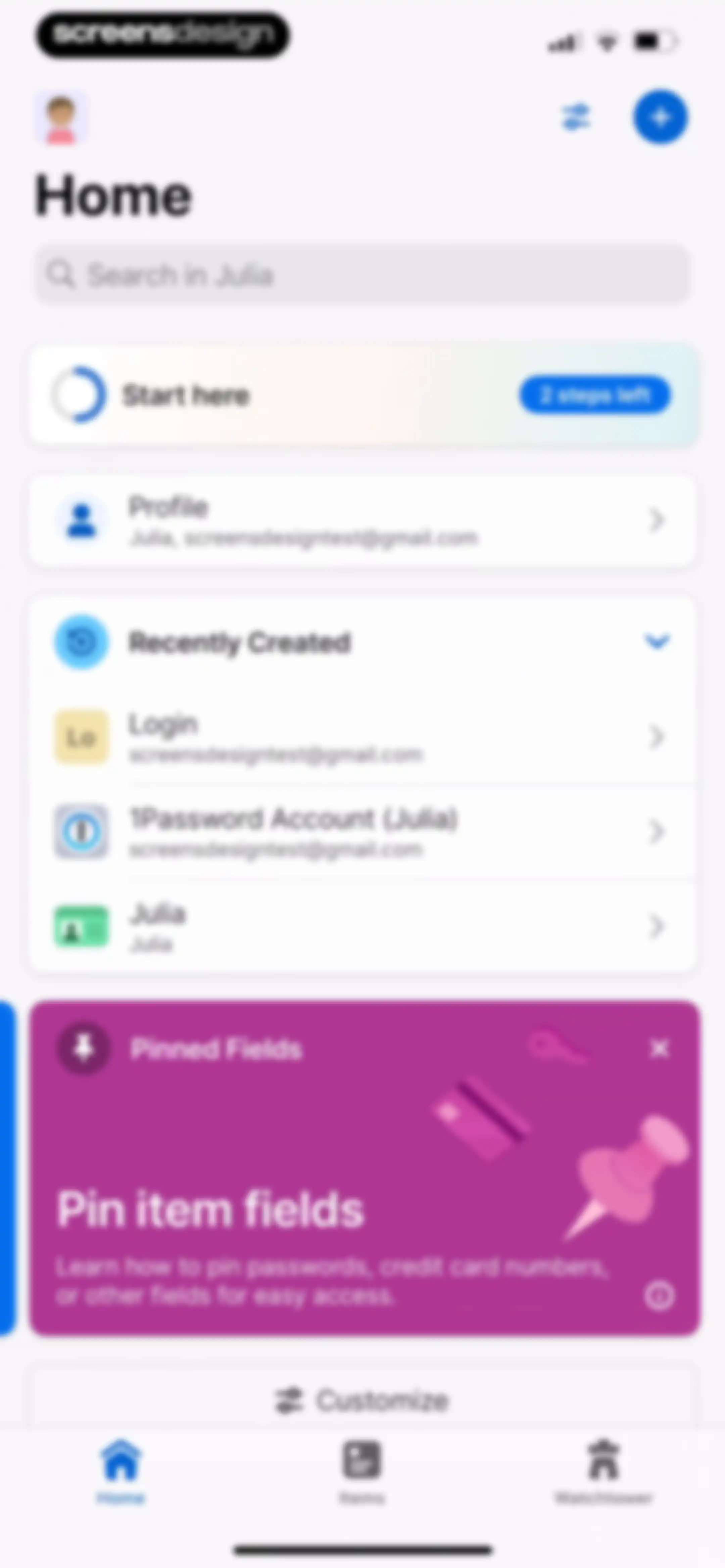 1Password: Password Manager screen 66