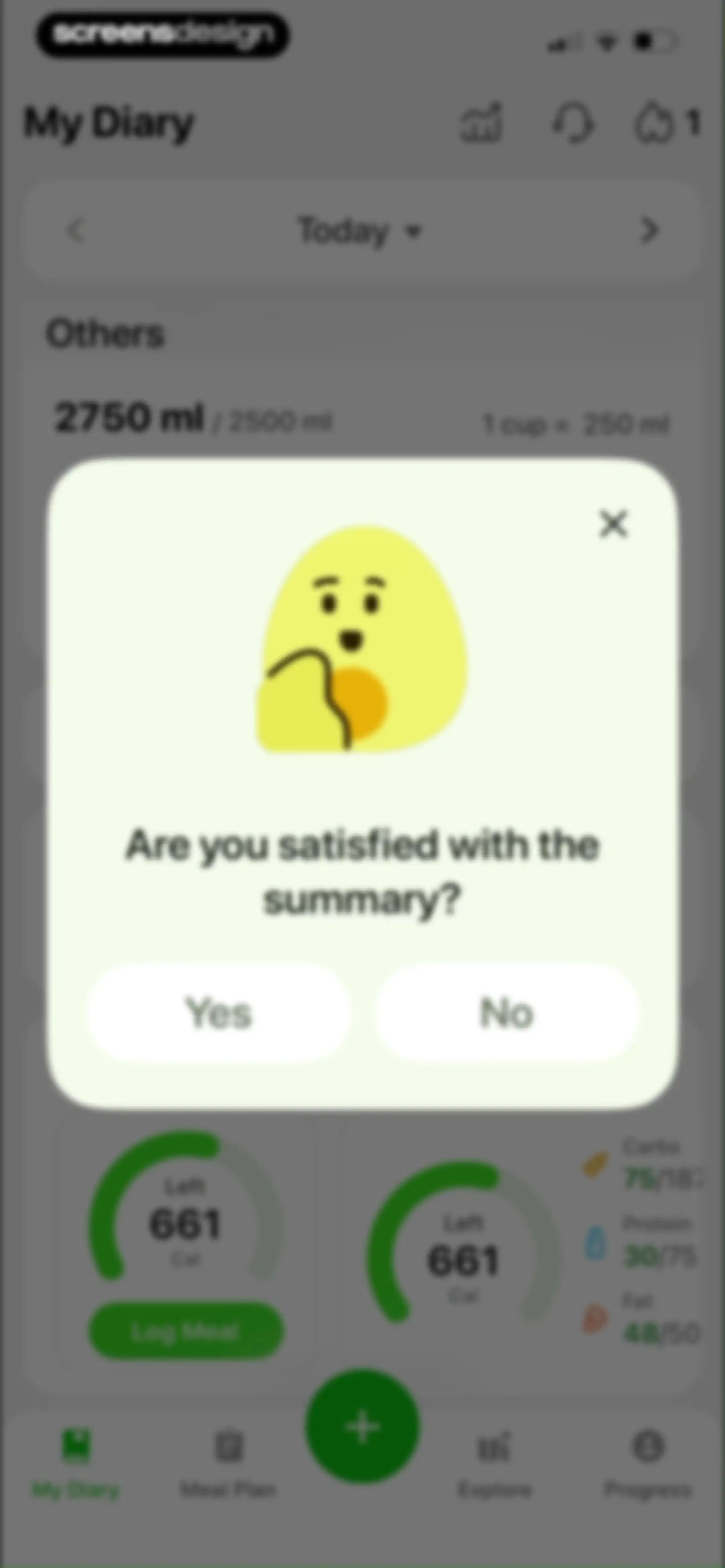 Calo: AI Food Calorie Counter screen 153